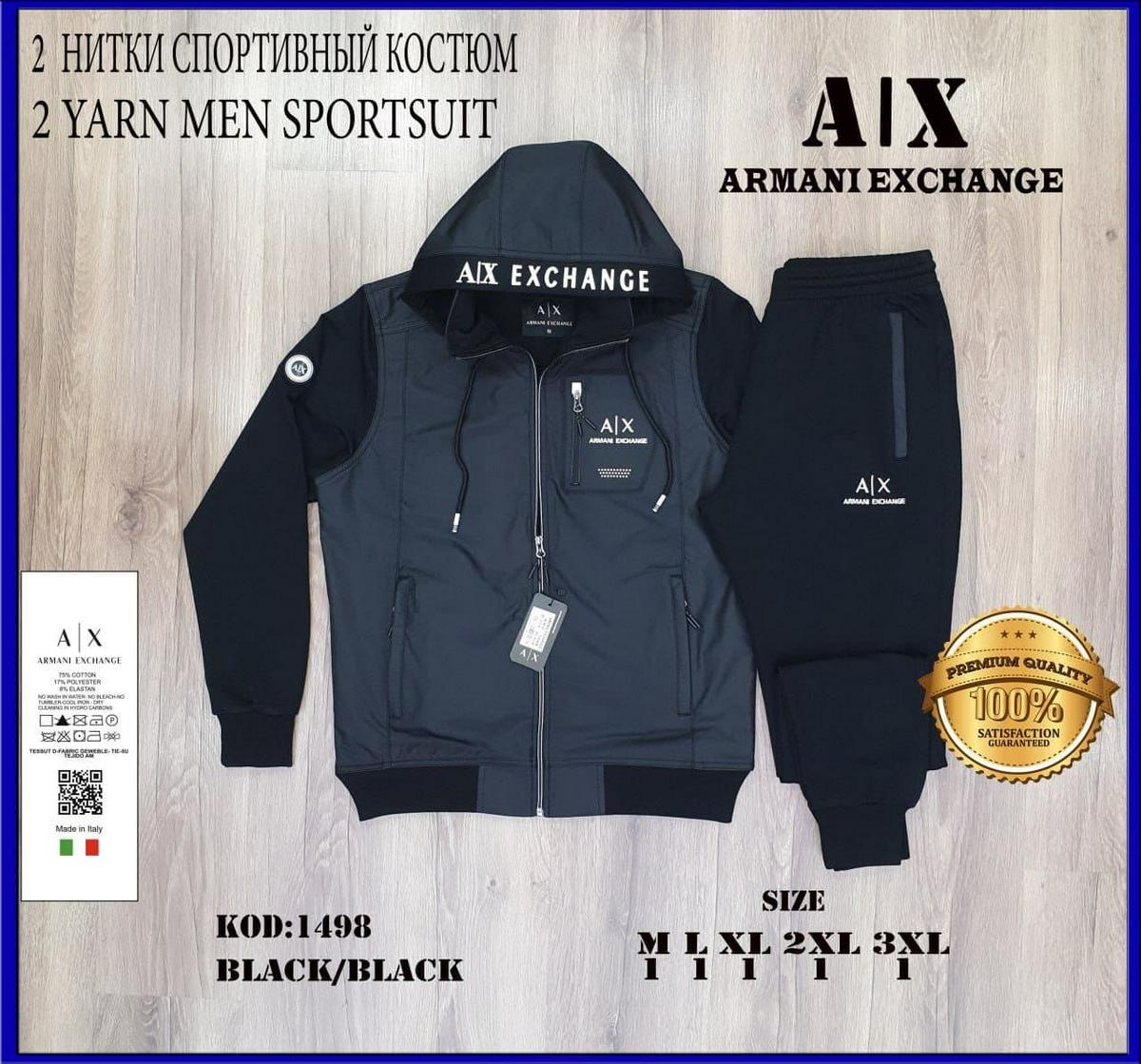 Armani exchange sport outlet suit