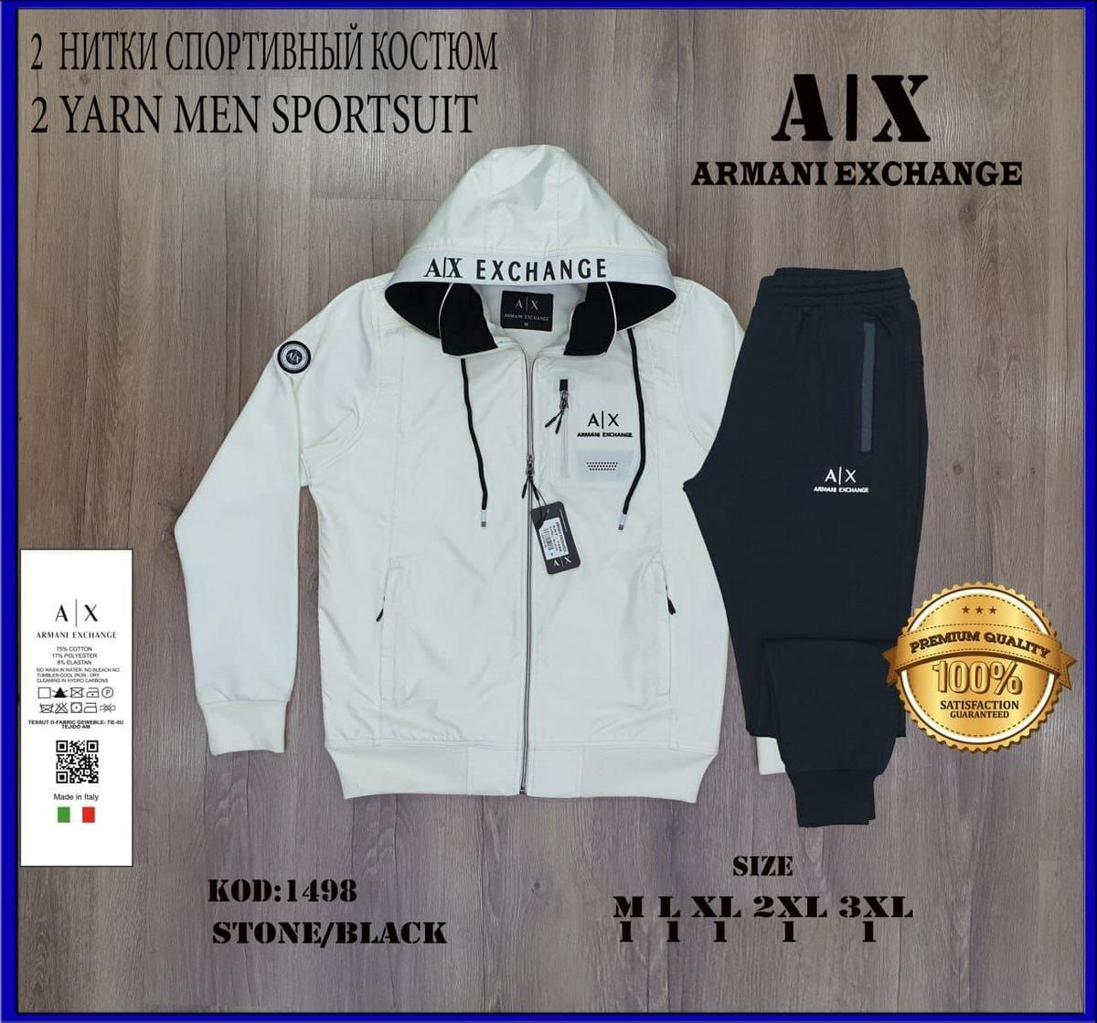 Armani exchange outlet sport suit