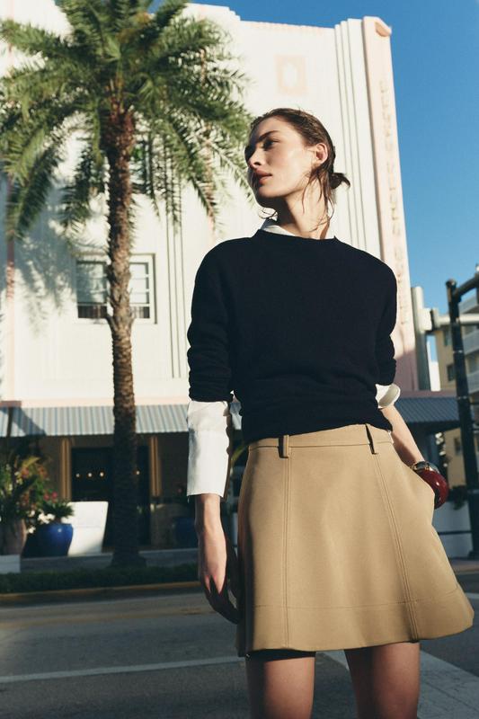 ZW COLLECTION SHORT FLARED SKIRT