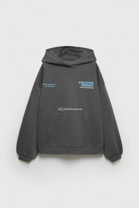 Z3D OVERSIZE TEXT HOODIE