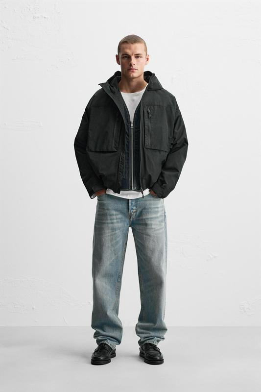 WATER-REPELLENT HOODED JACKET