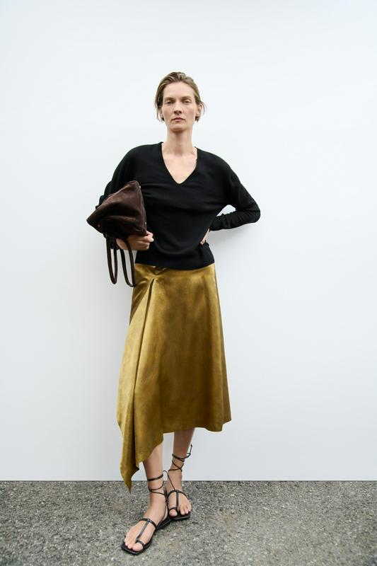 ZW COLLECTION ASYMMETRIC FLOWING SKIRT