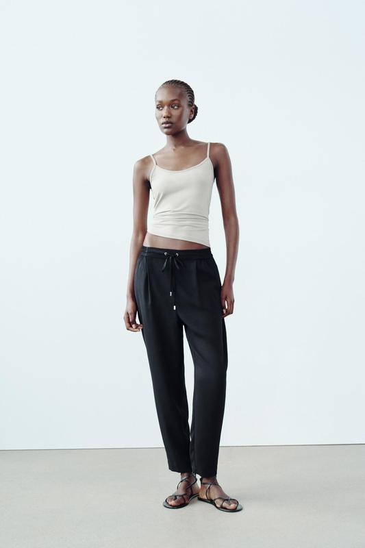 FLOWING CROPPED TROUSERS