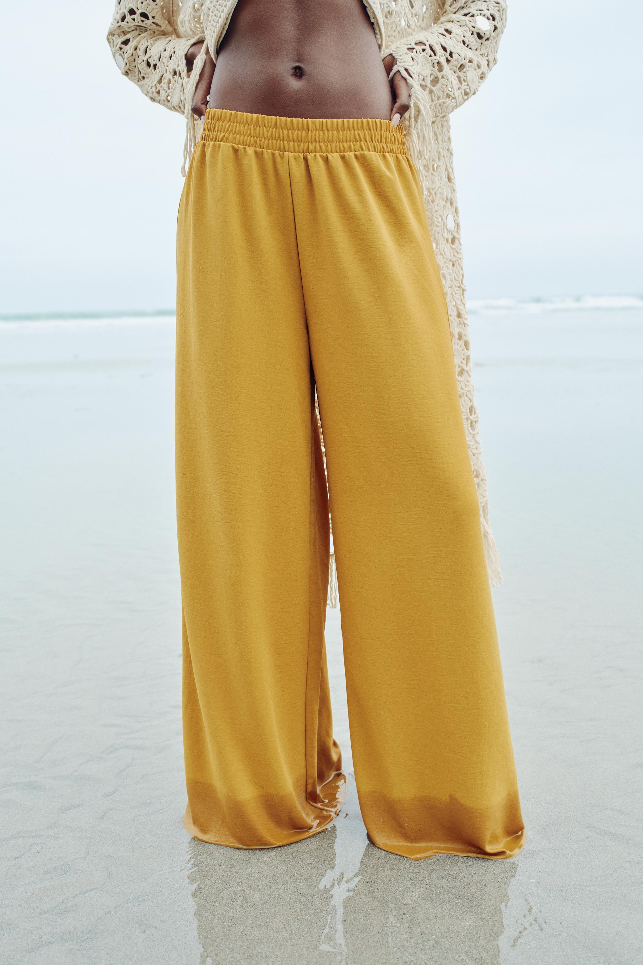 FLOWING PALAZZO TROUSERS