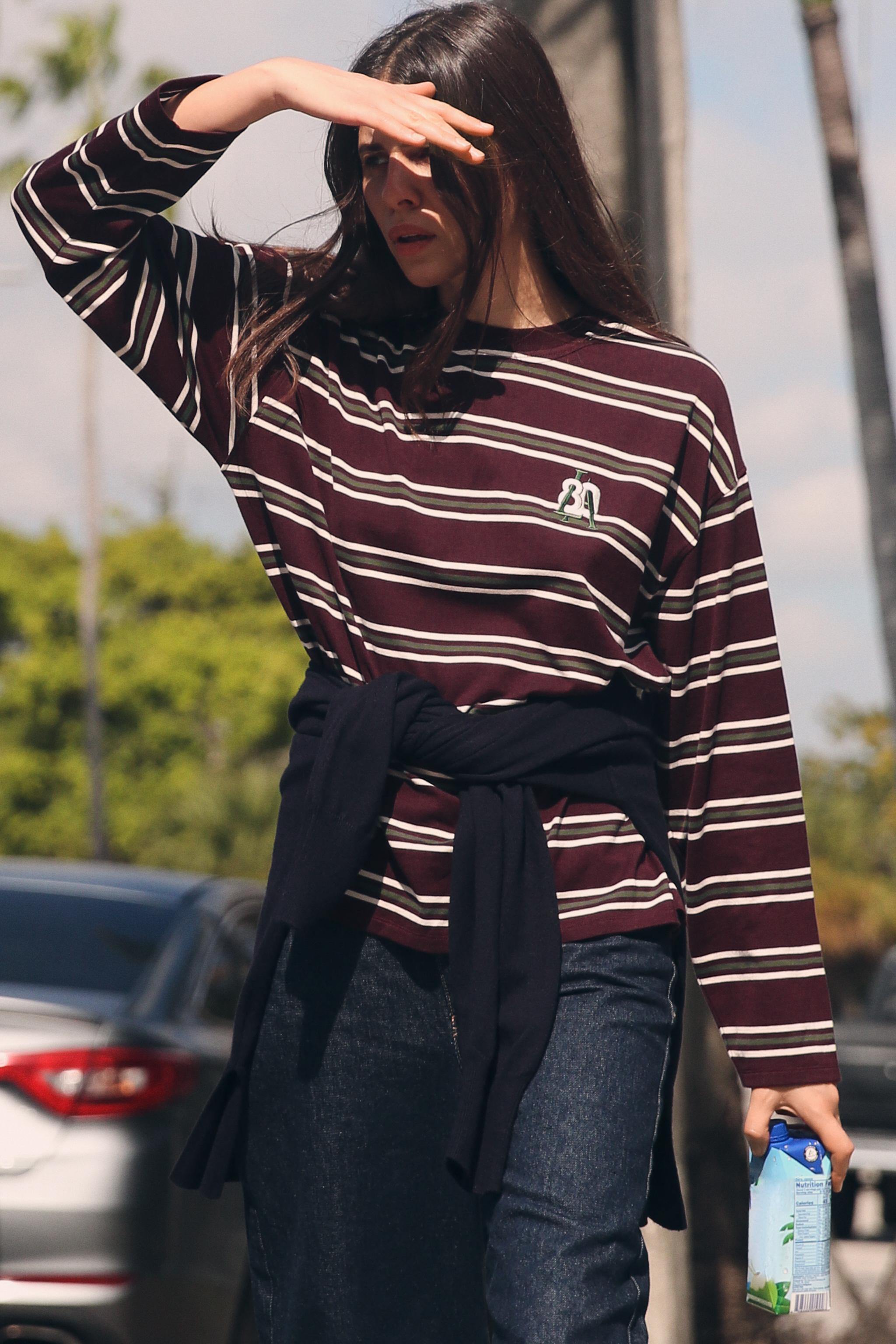 STRIPED EMBROIDERED T-SHIRT