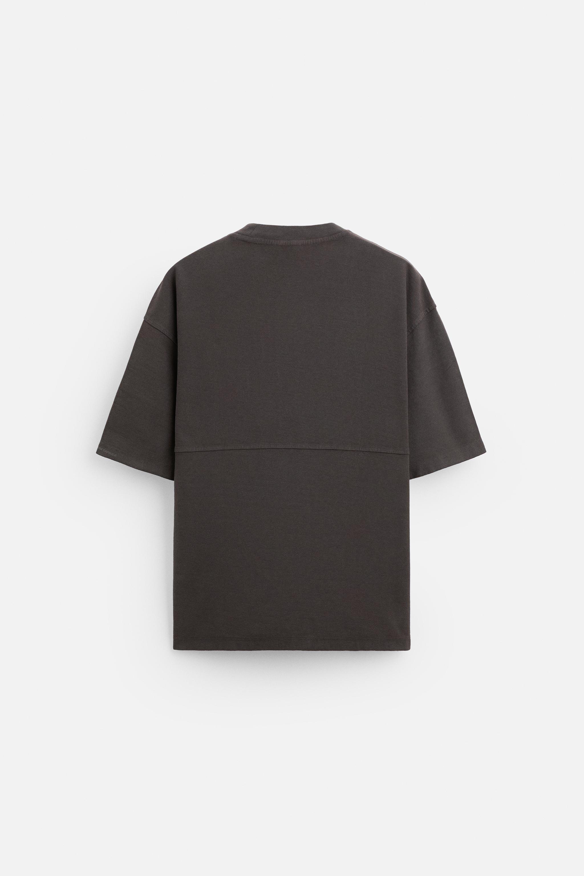 HEAVY WEIGHT T-SHIRT WITH SEAM DETAIL