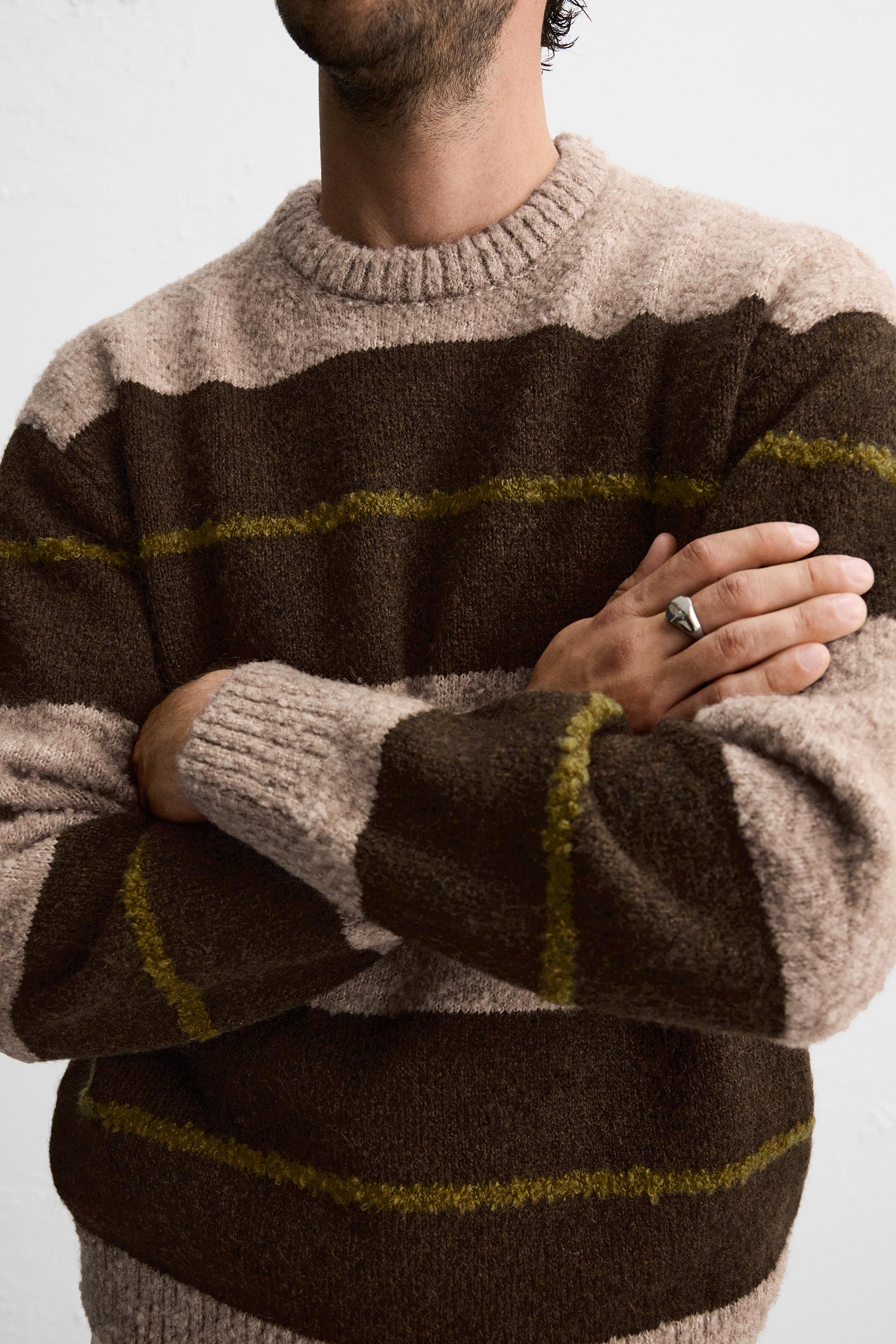 BOUCLÉ TEXTURED SWEATER