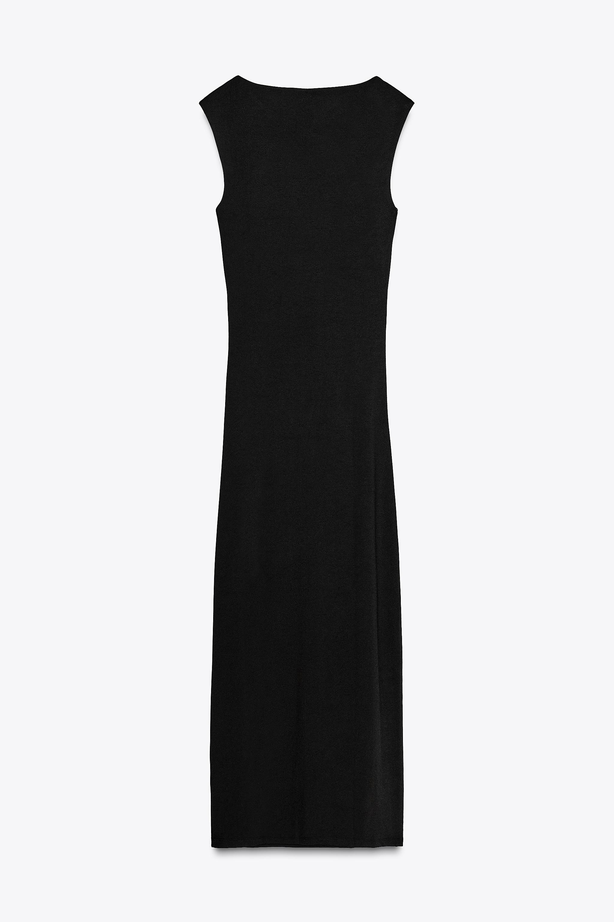 DRESS WITH METAL APPLIQUÉ