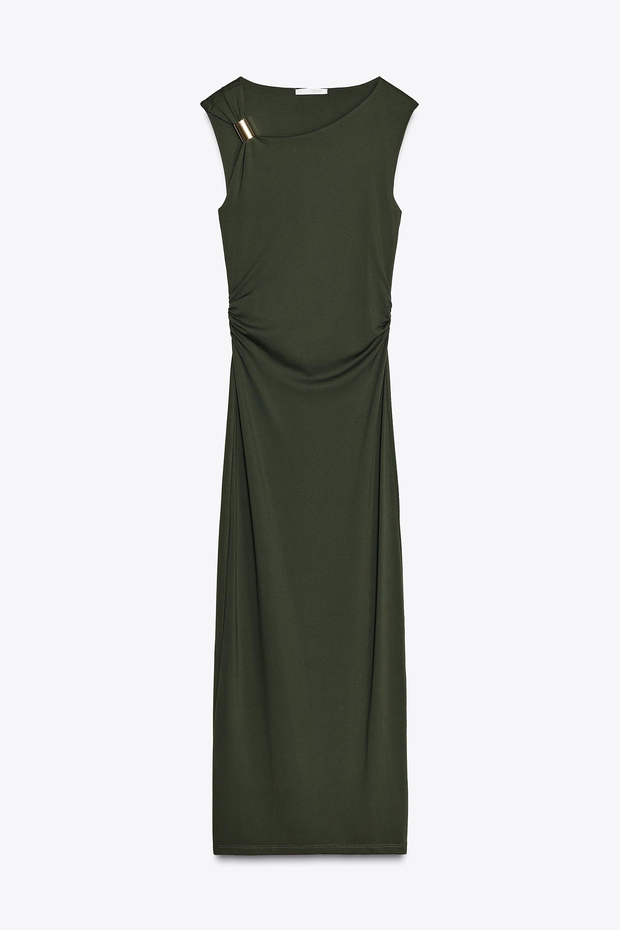 DRESS WITH METAL APPLIQUÉ