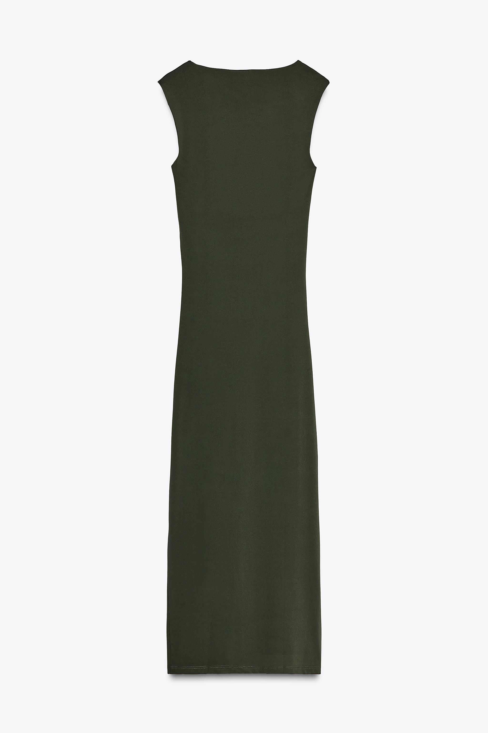 DRESS WITH METAL APPLIQUÉ