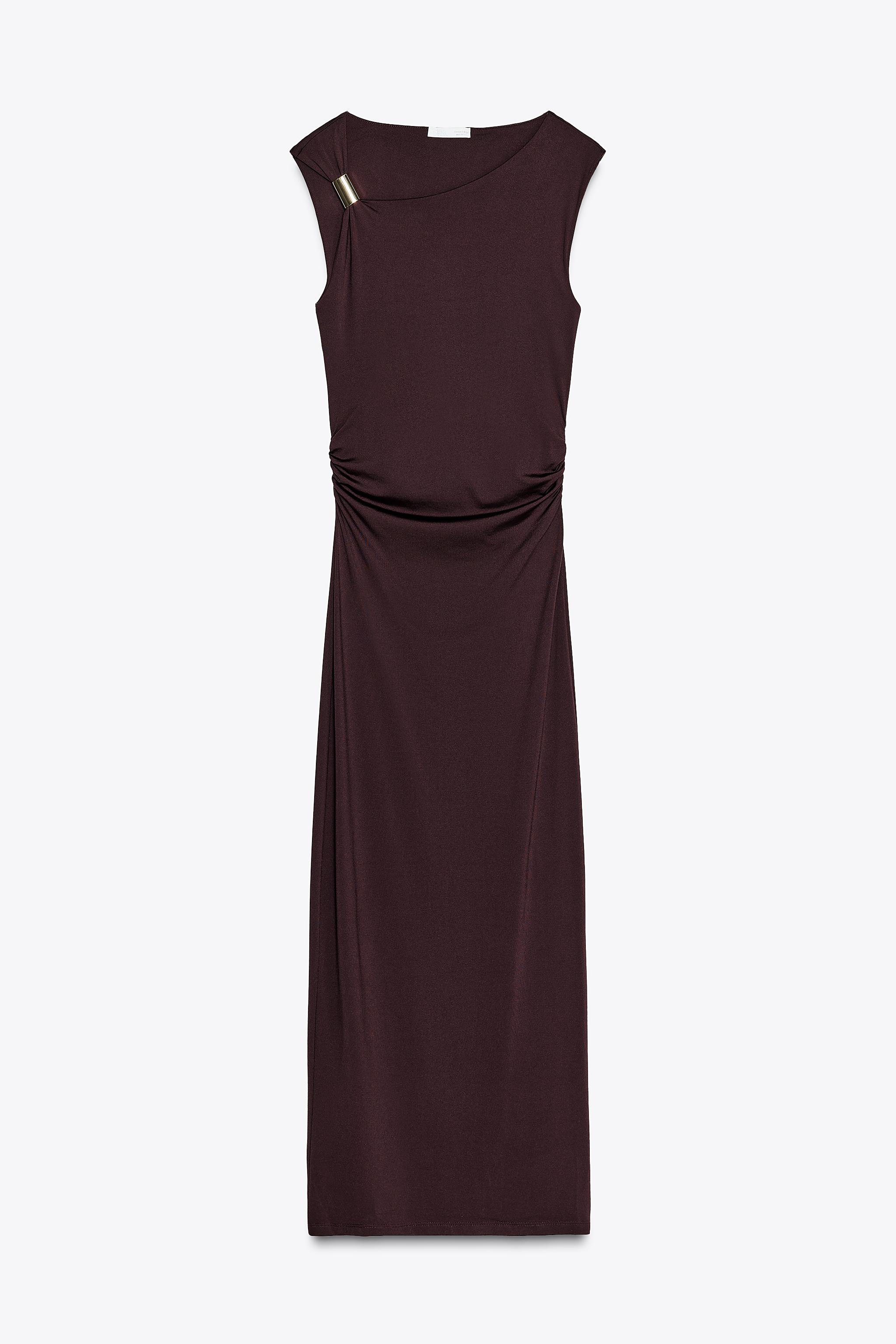 DRESS WITH METAL APPLIQUÉ
