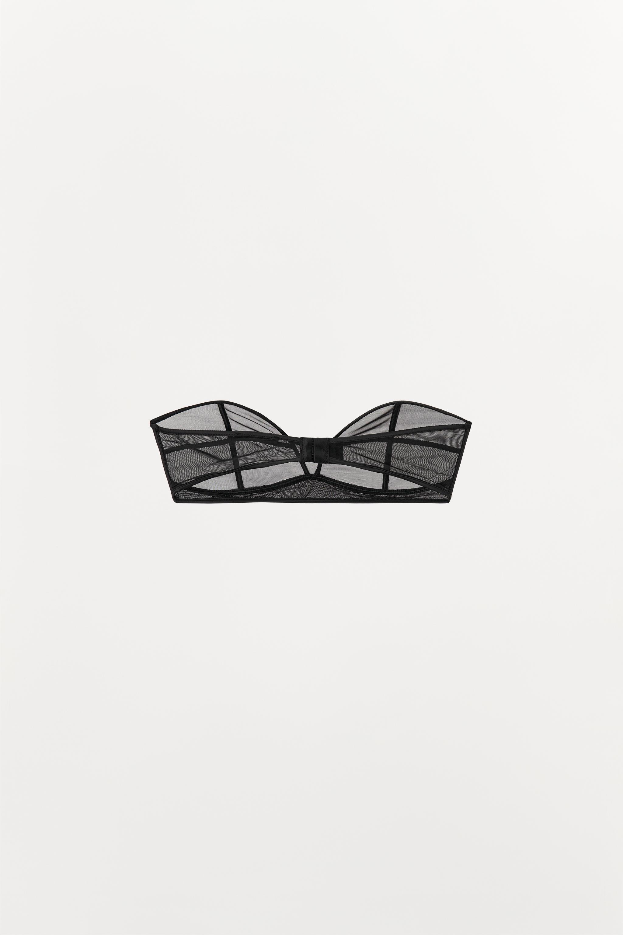 TULLE BANDEAU BRALETTE