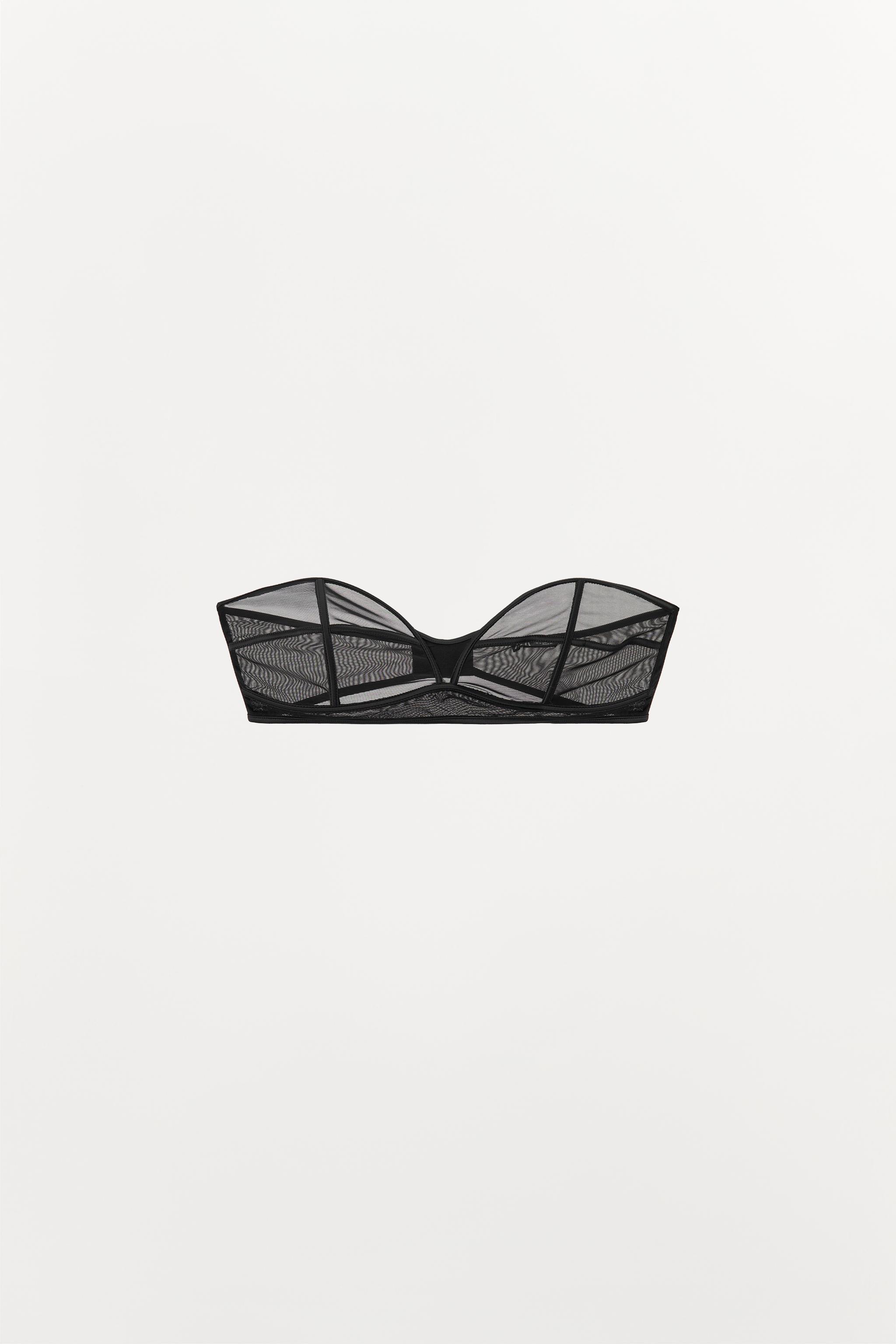 TULLE BANDEAU BRALETTE