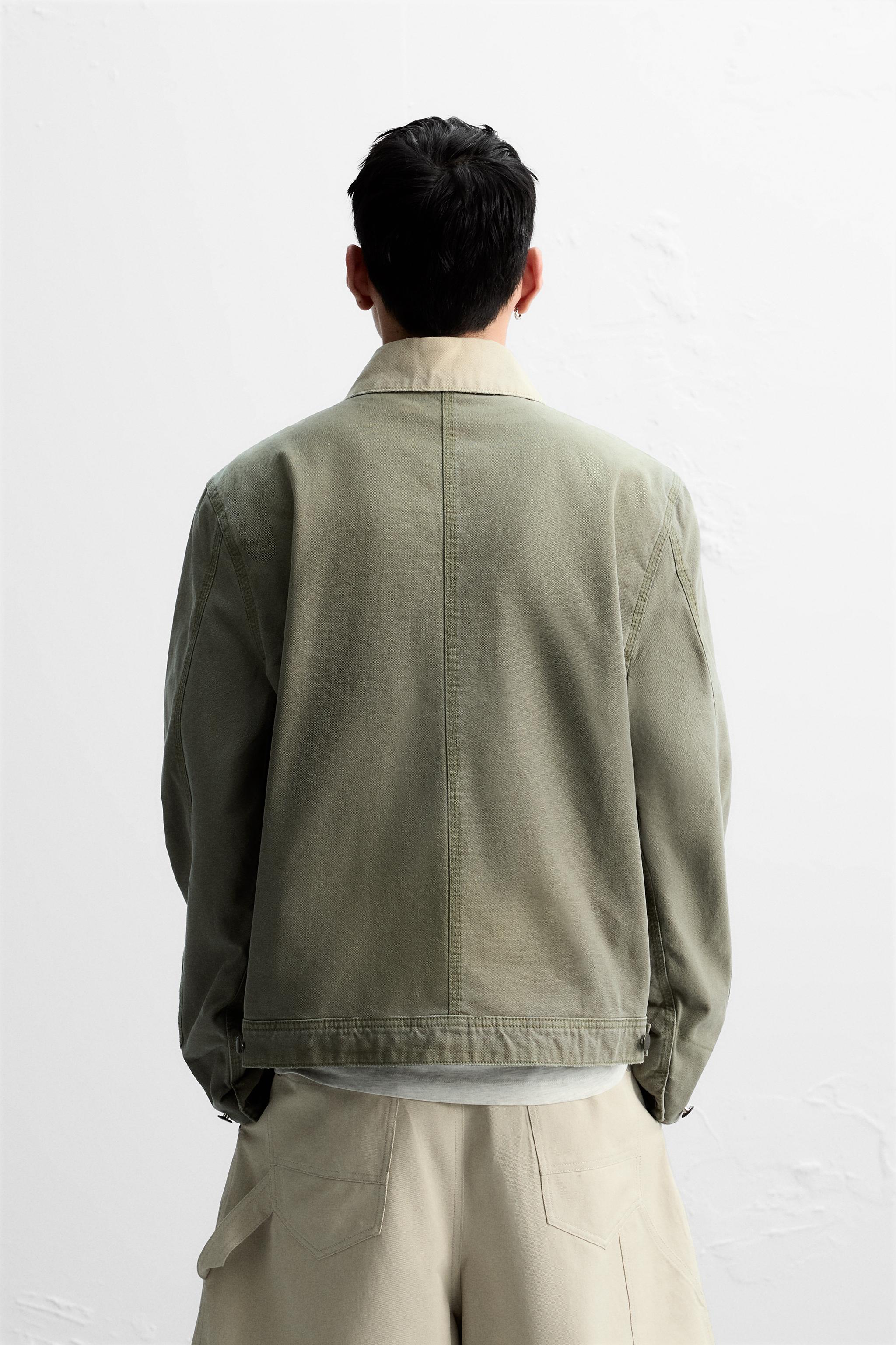 JACKET WITH CONTRAST COLLAR