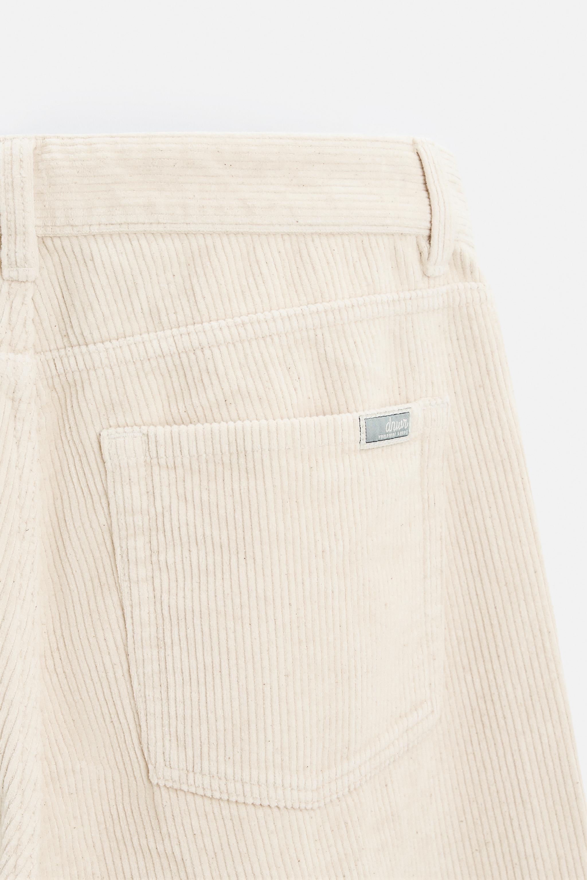 RELAXED FIT CORDUROY TROUSERS