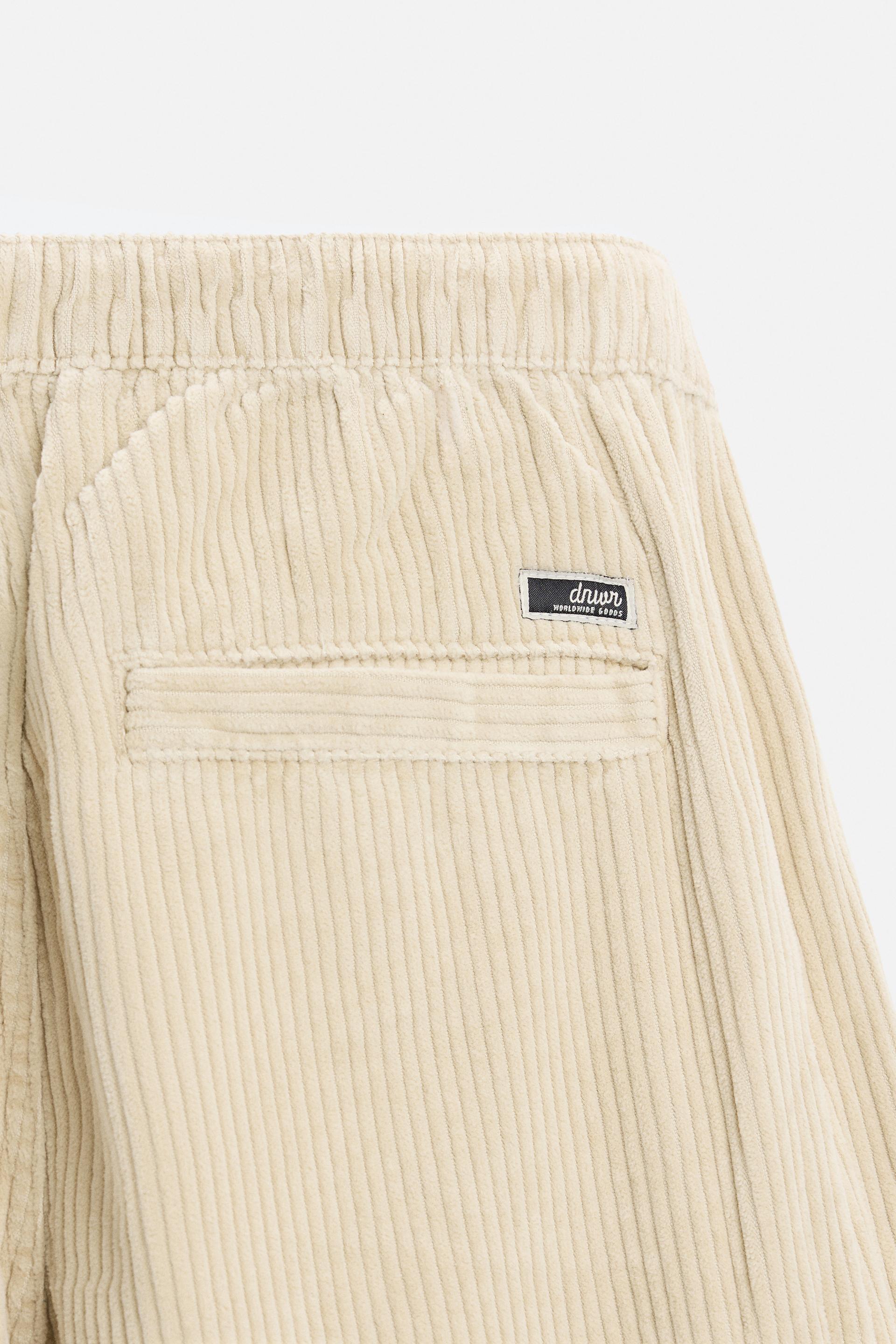 CORDUROY CARGO TROUSERS