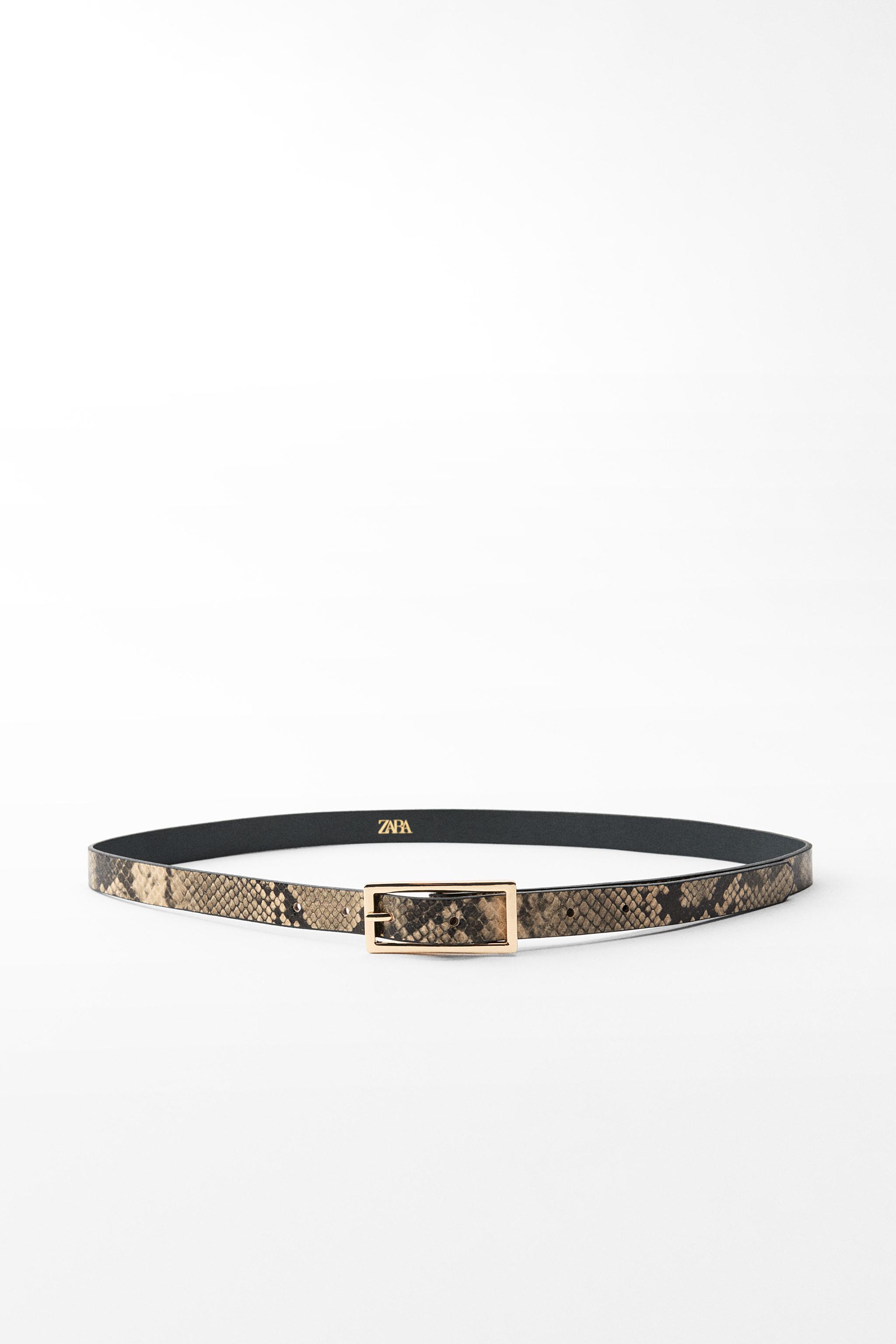 ANIMAL PRINT SLIM BELT