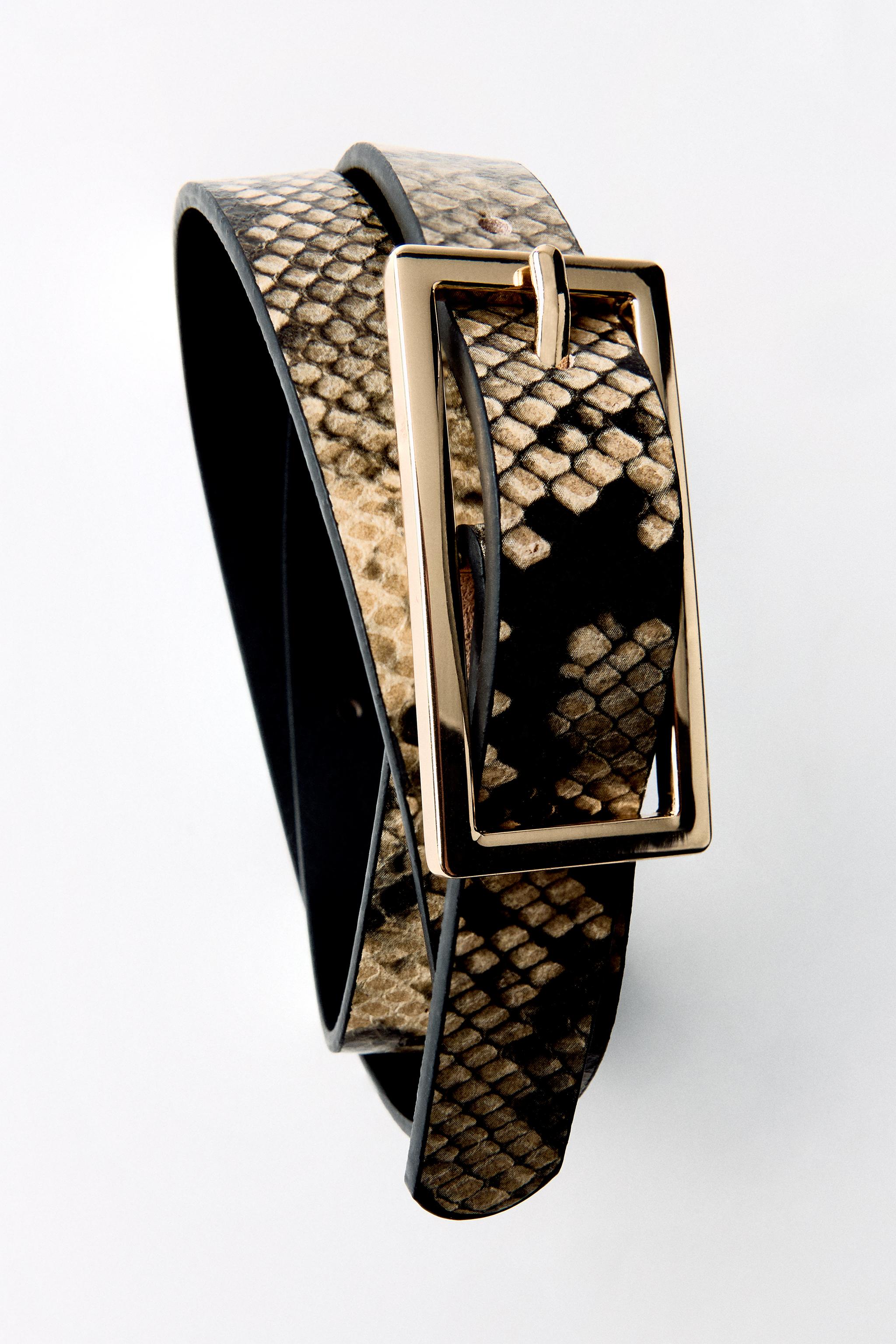 ANIMAL PRINT SLIM BELT