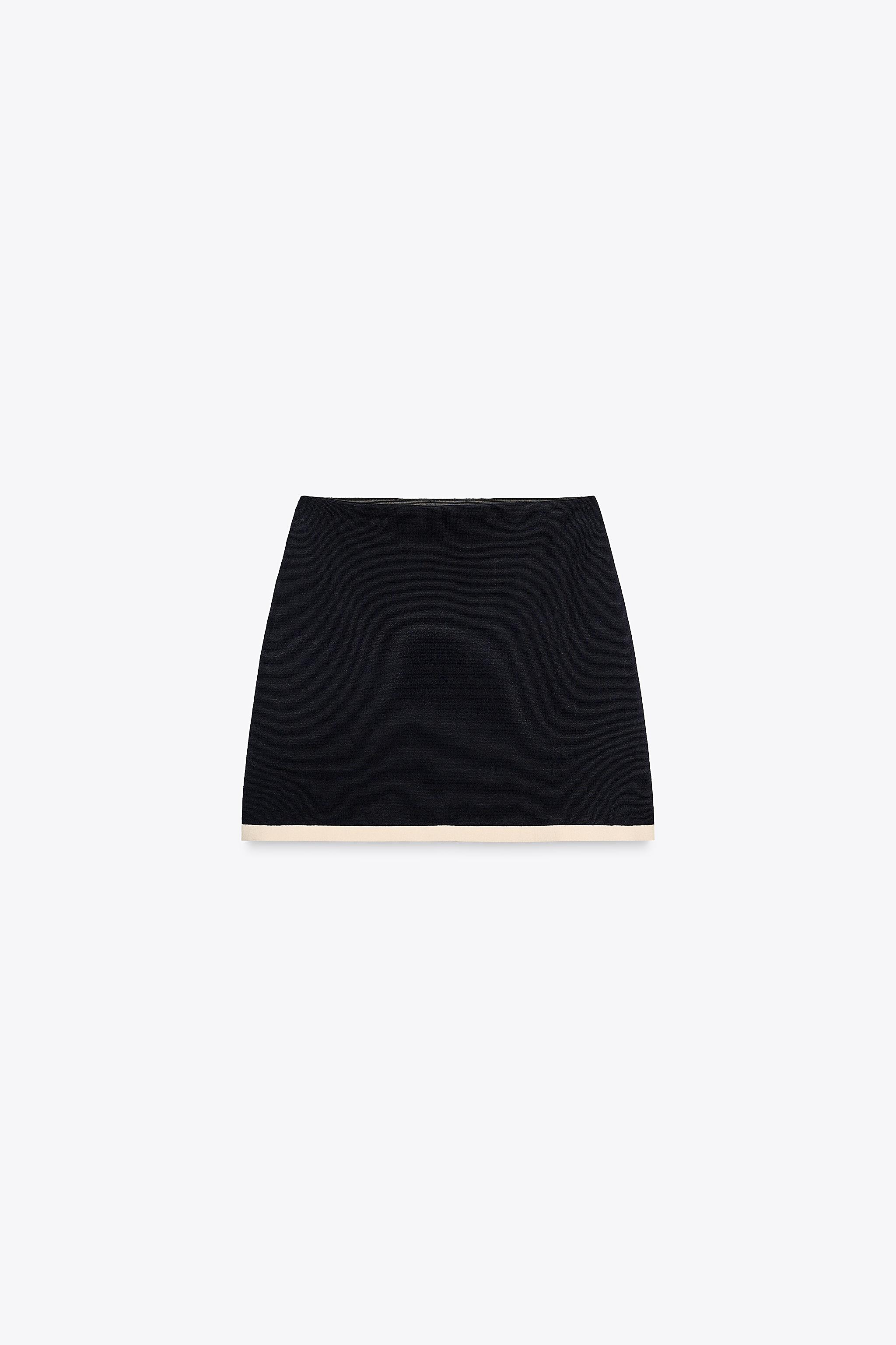 KNIT MINI SKIRT
