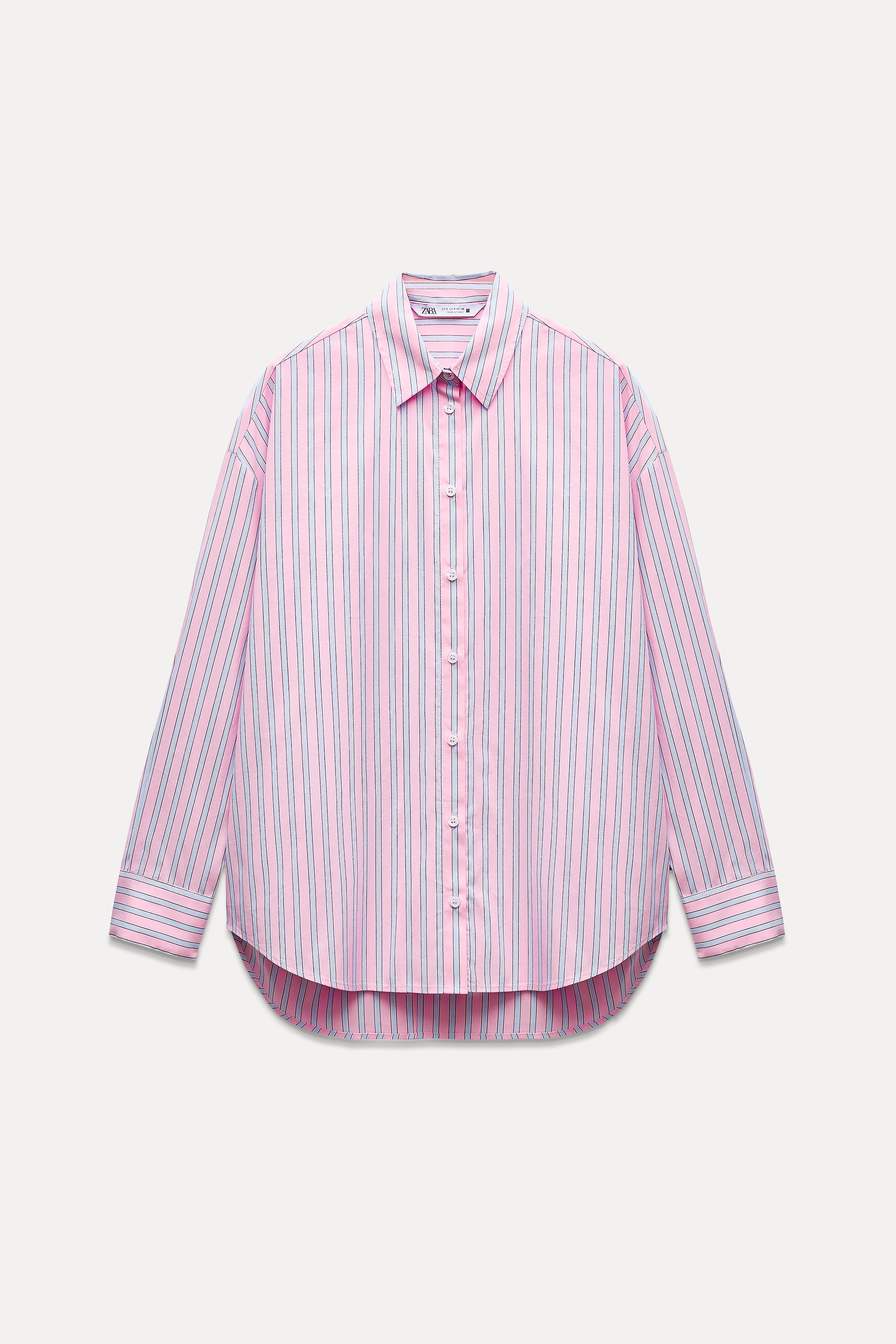 STRIPED POPLIN SHIRT