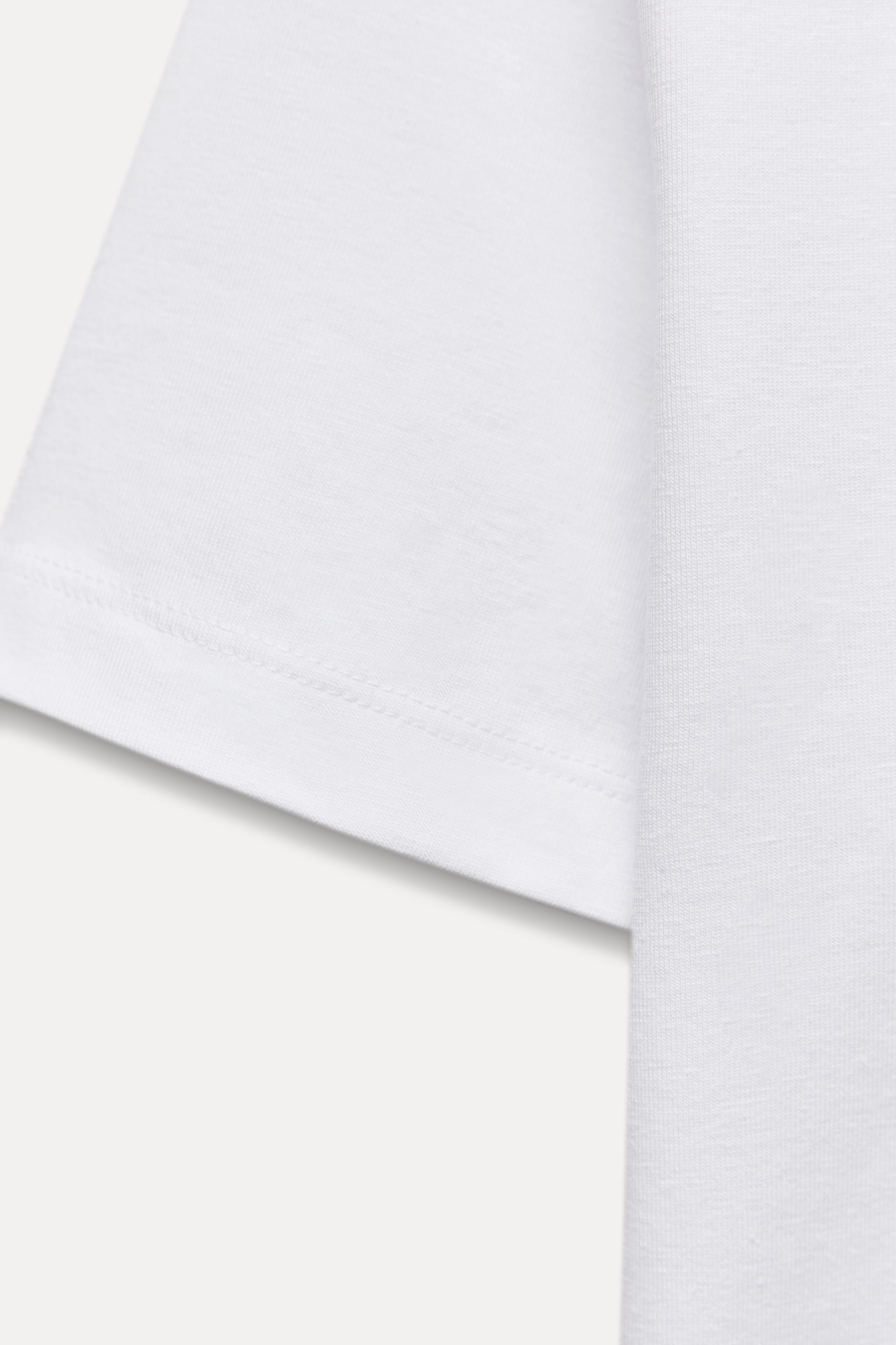 CROPPED STRETCH T-SHIRT