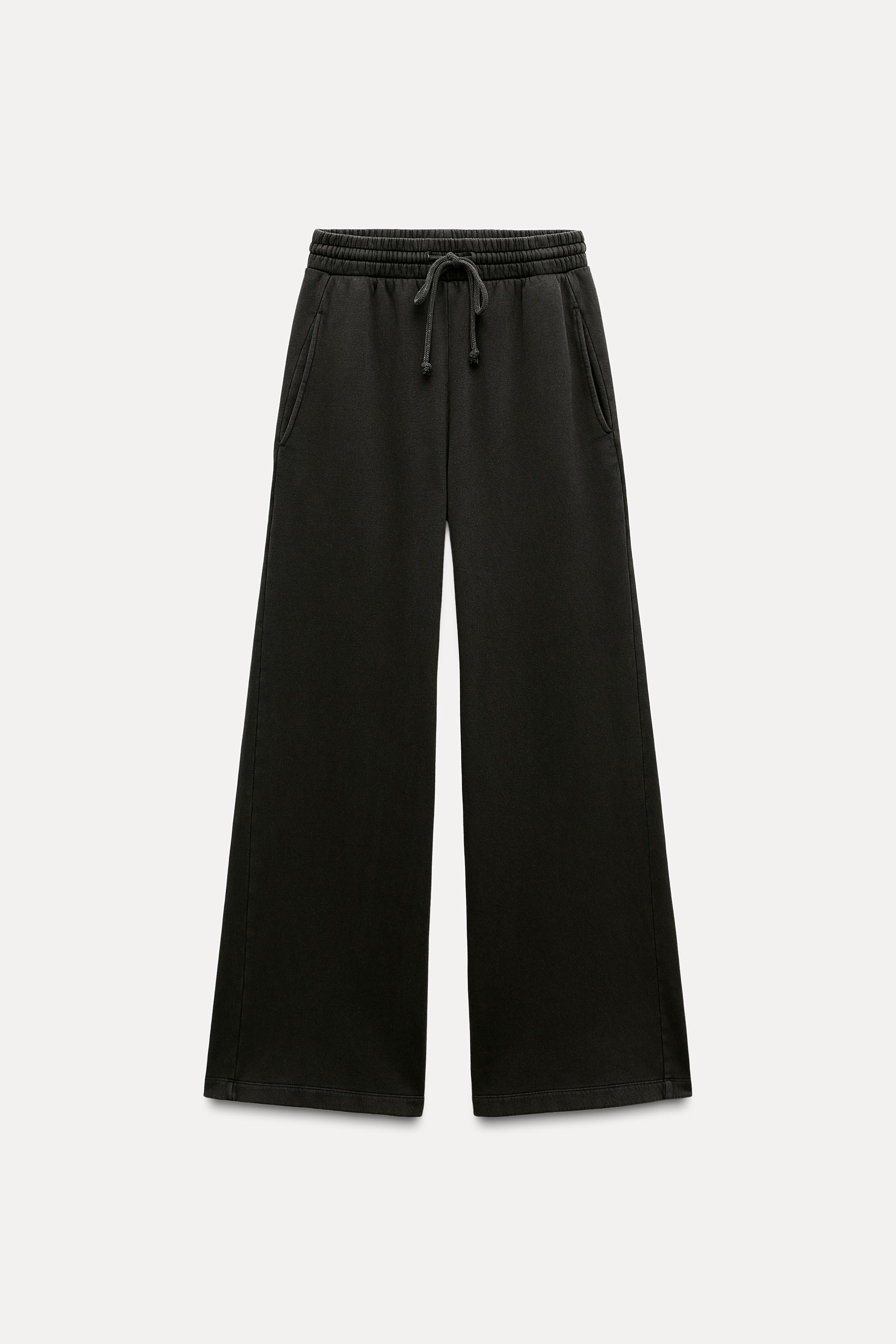 FADED WIDE-LEG TROUSERS