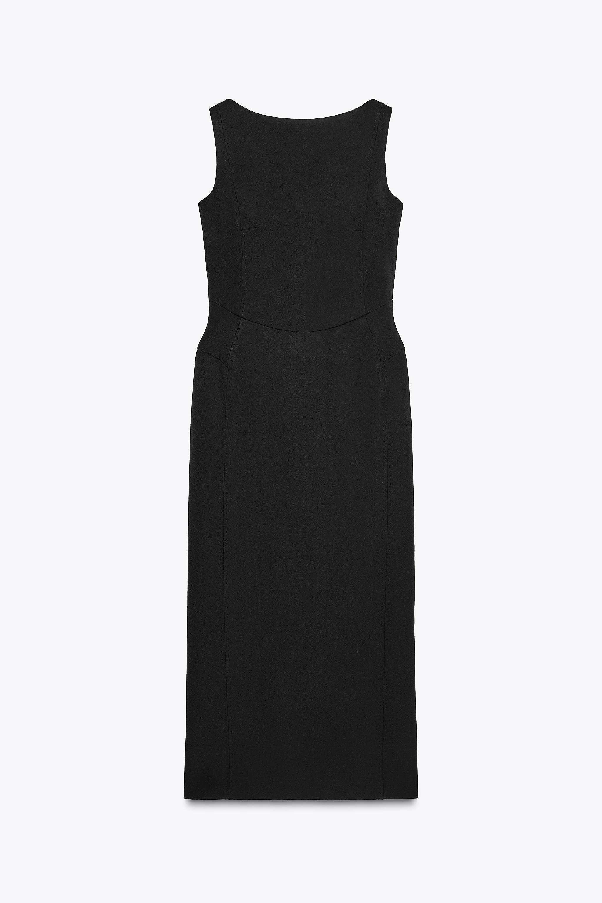ZW COLLECTION MIDI DRESS WITH SLIT