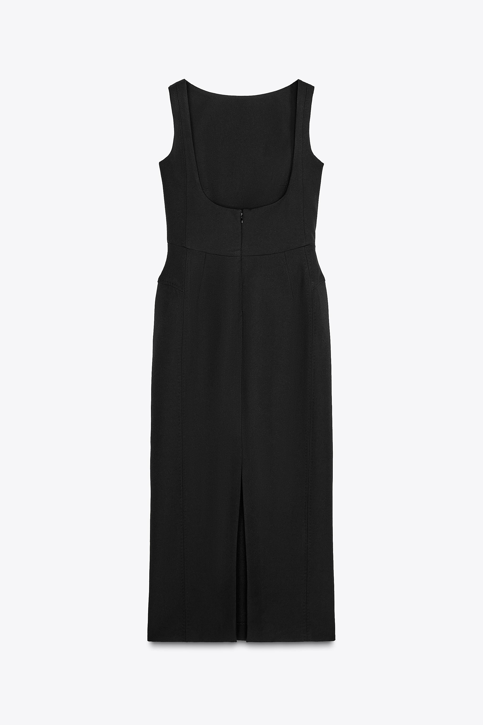 ZW COLLECTION MIDI DRESS WITH SLIT