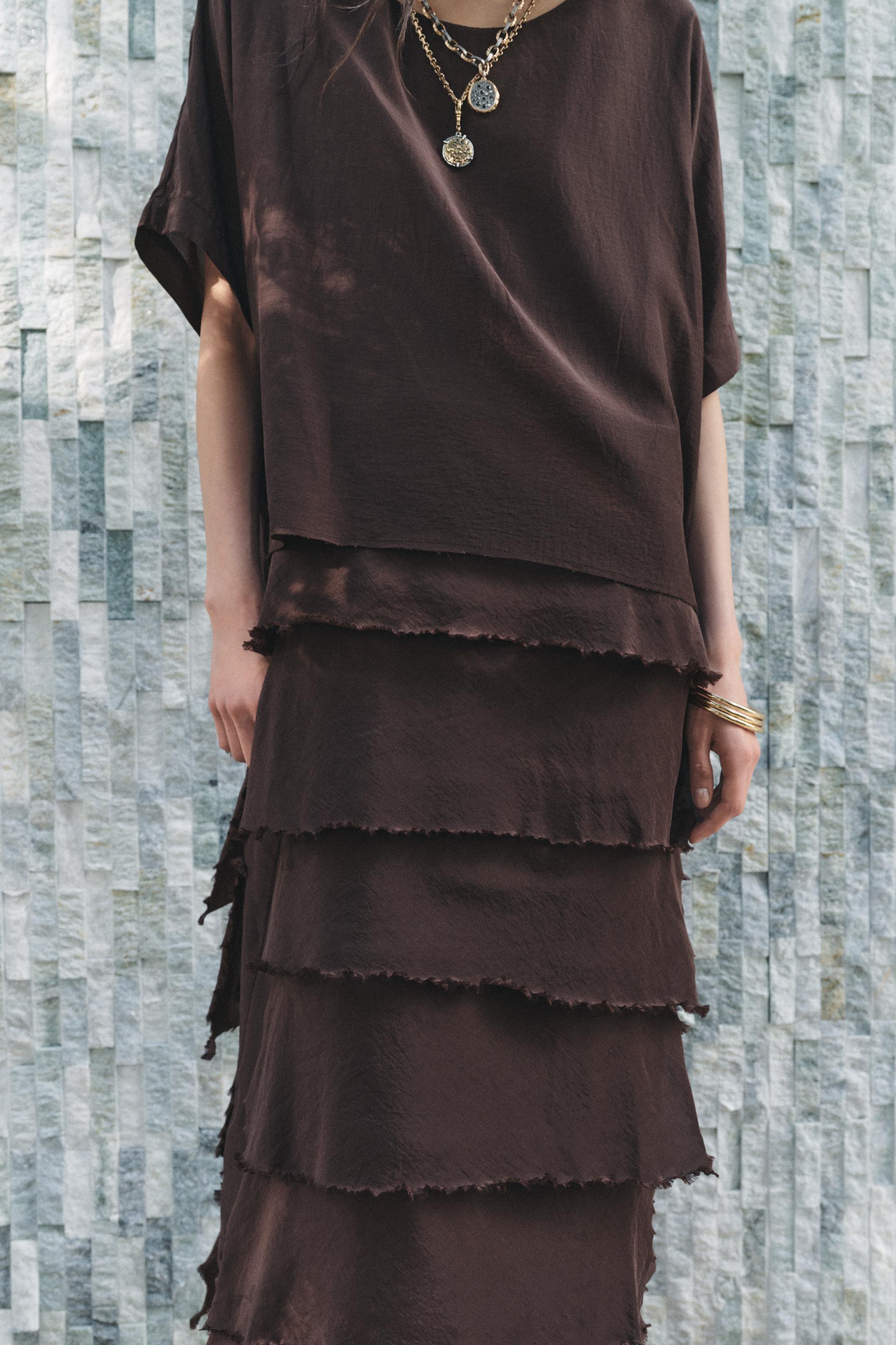 ZW COLLECTION RUFFLED DRESS