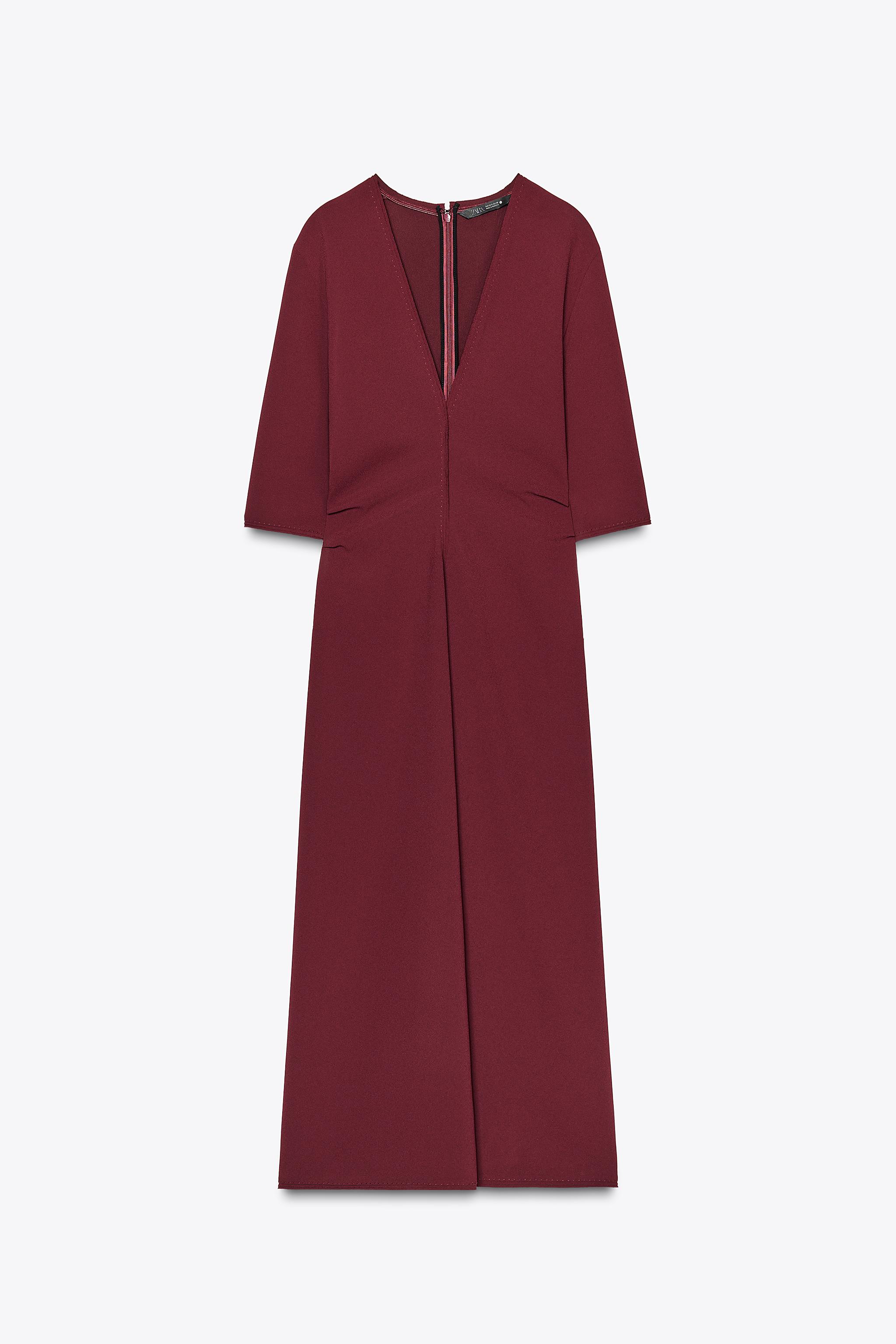 ZW COLLECTION RUCHED MIDI DRESS