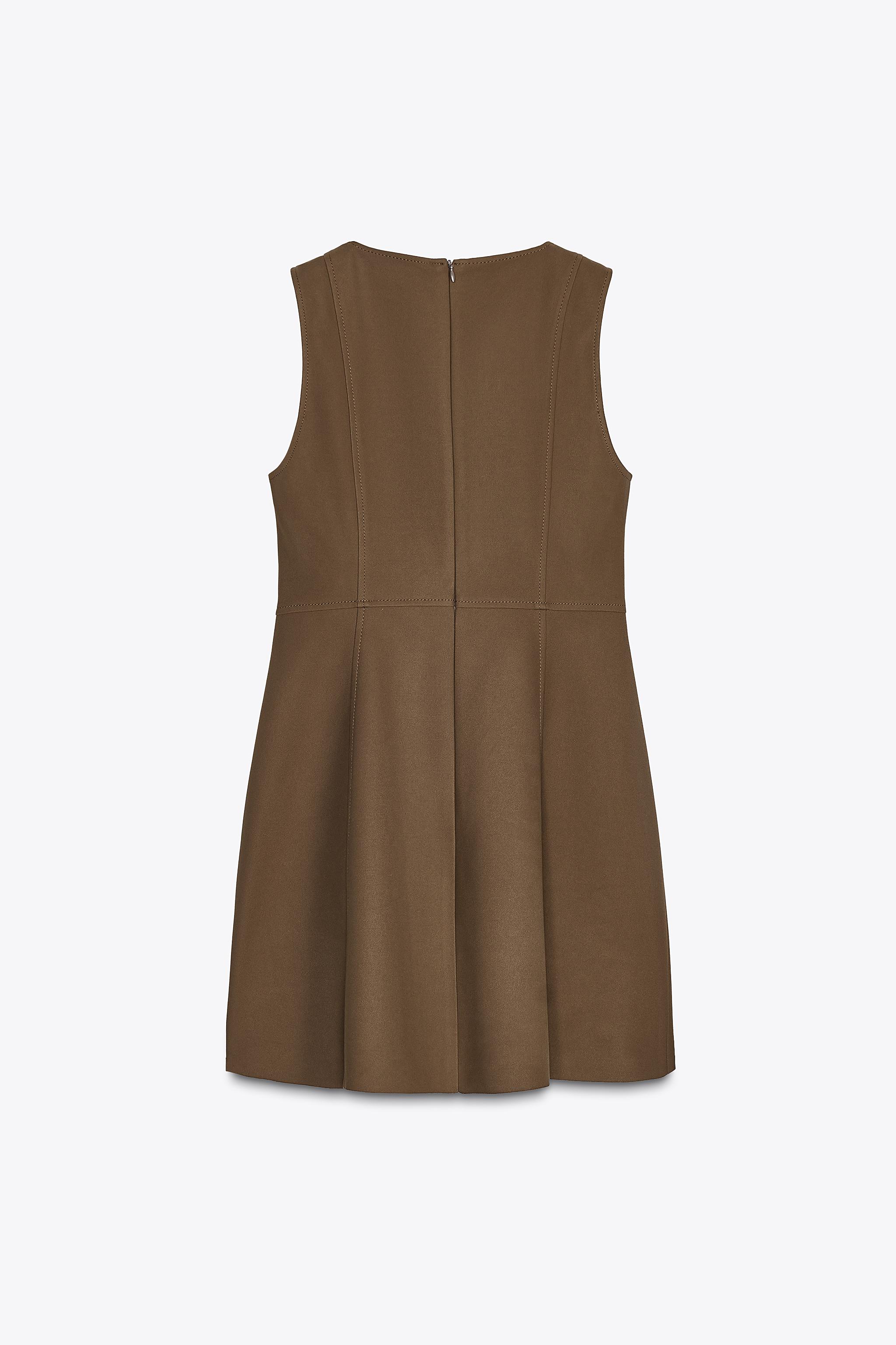 SHORT SLEEVELESS DRESS