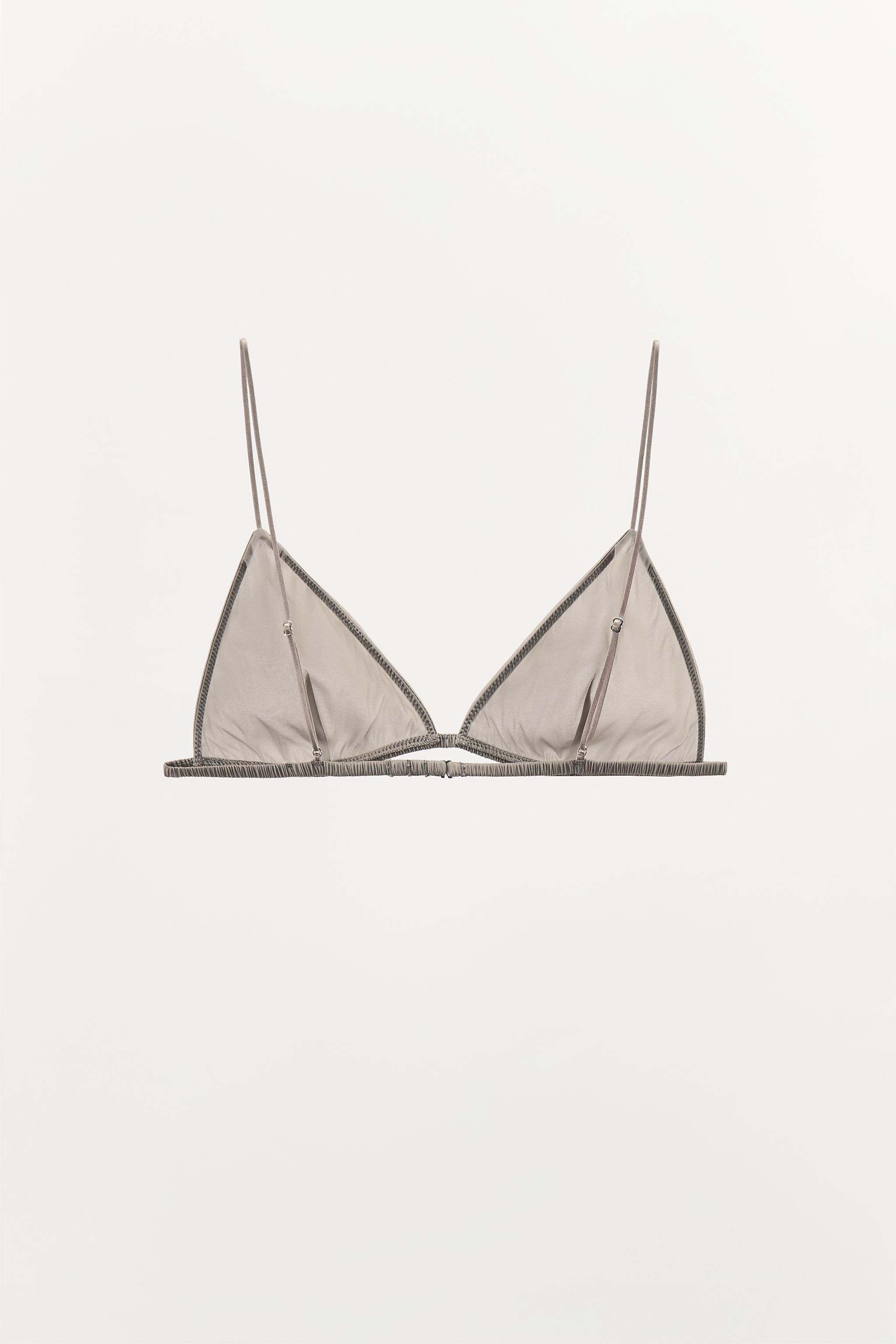 SILK TRIANGLE BRALETTE