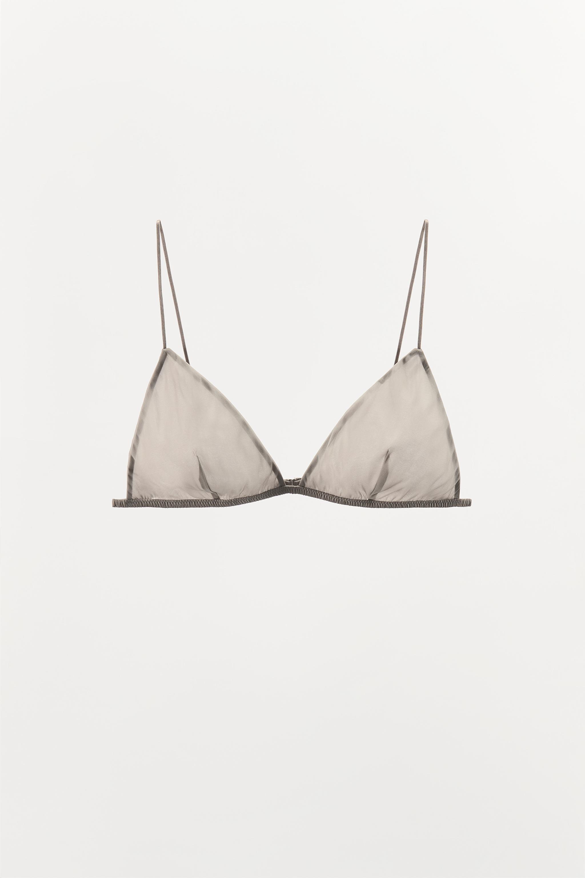 SILK TRIANGLE BRALETTE