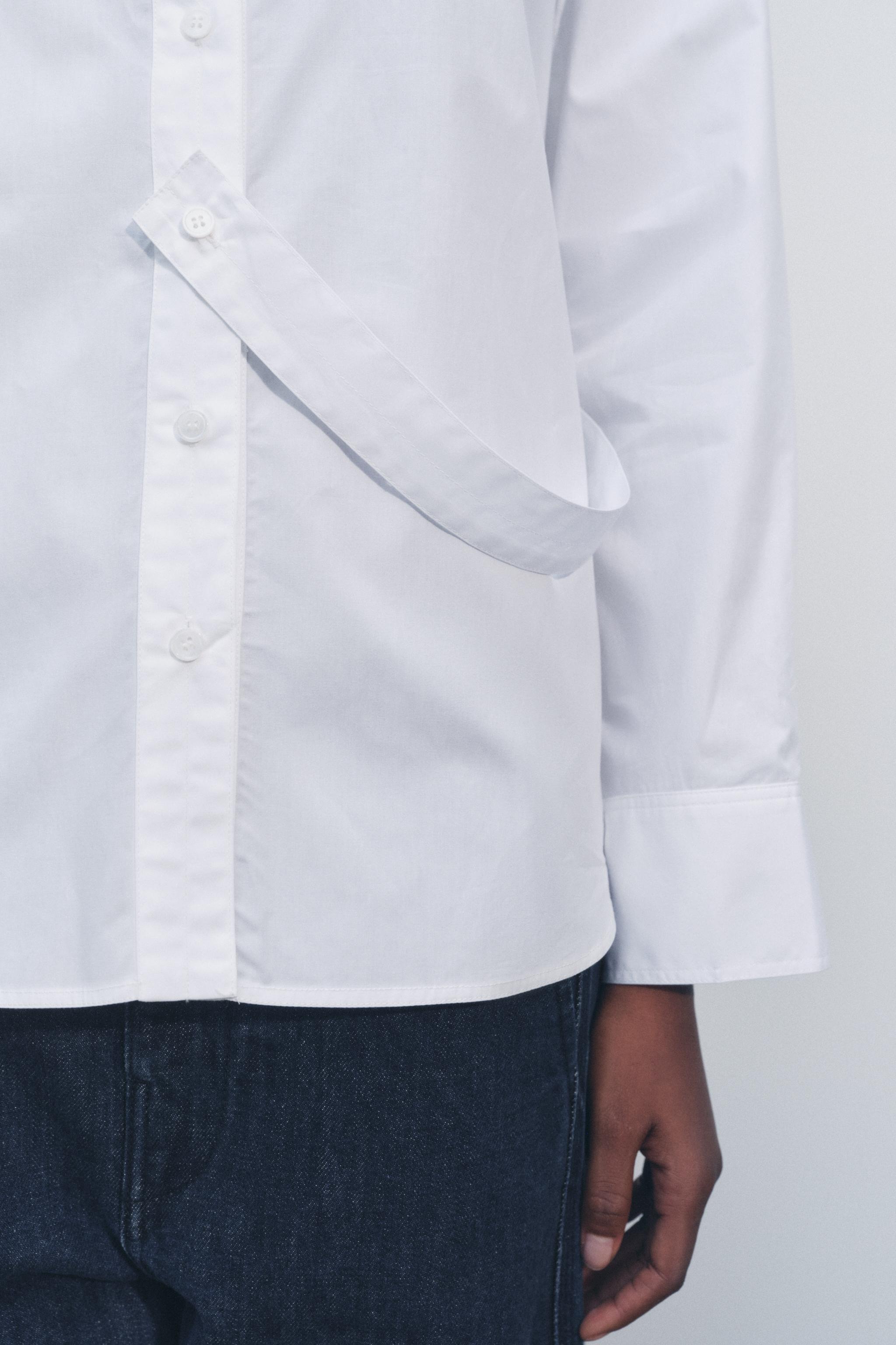 ZW COLLECTION MULTIPOSITION POPLIN SHIRT