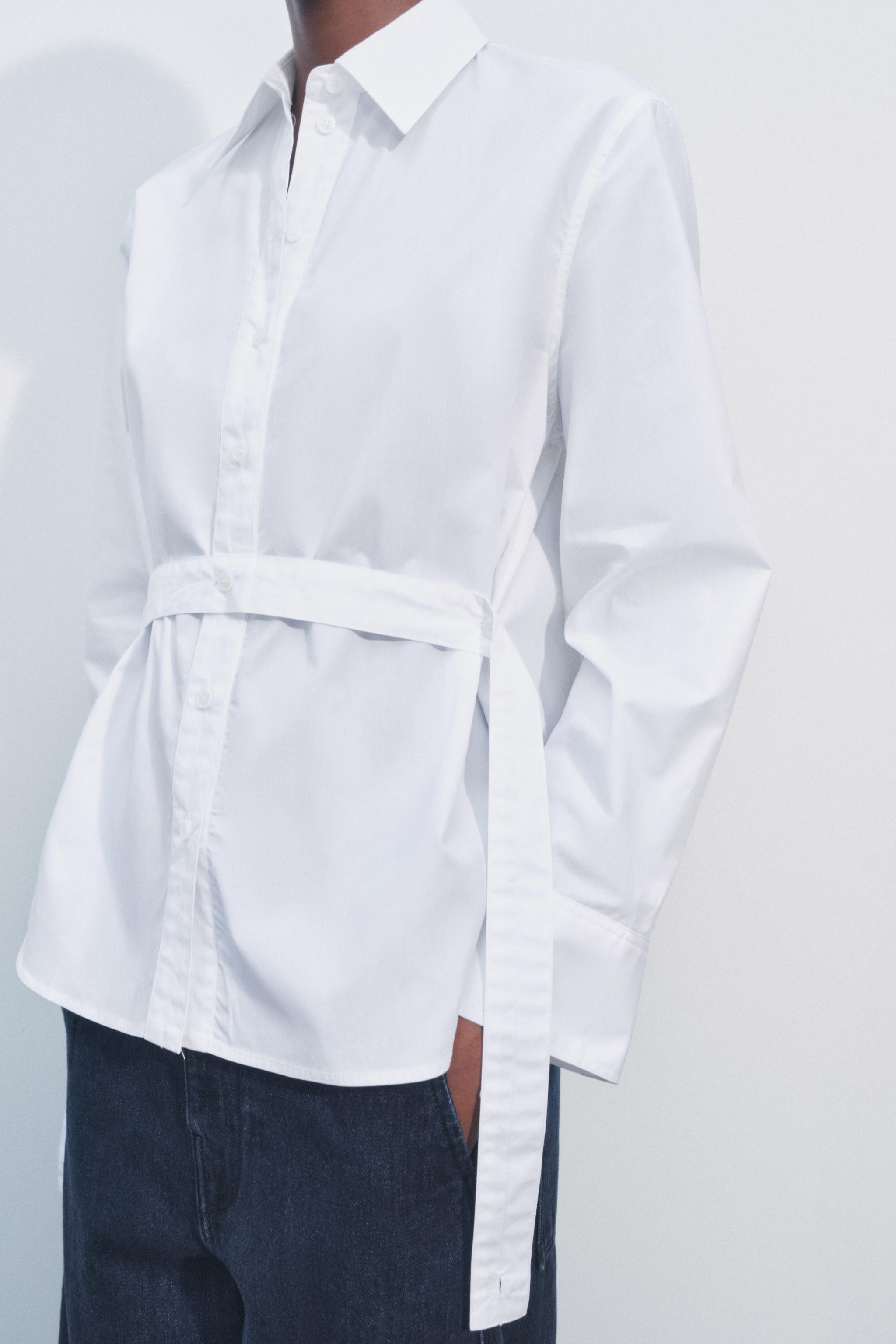 ZW COLLECTION MULTIPOSITION POPLIN SHIRT