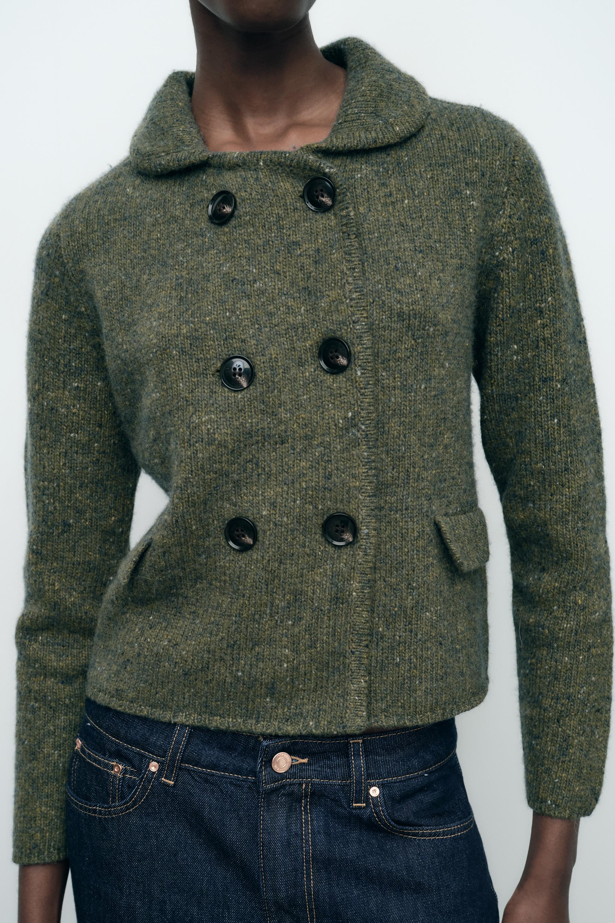 WOOL BLEND DOUBLE-BREASTED COAT