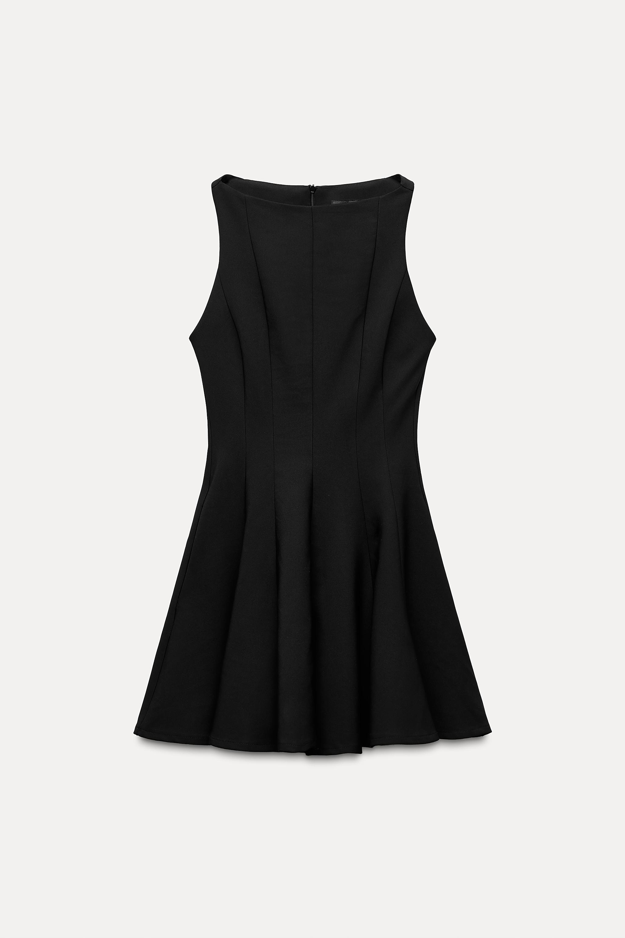 SHORT FLARED DRESS