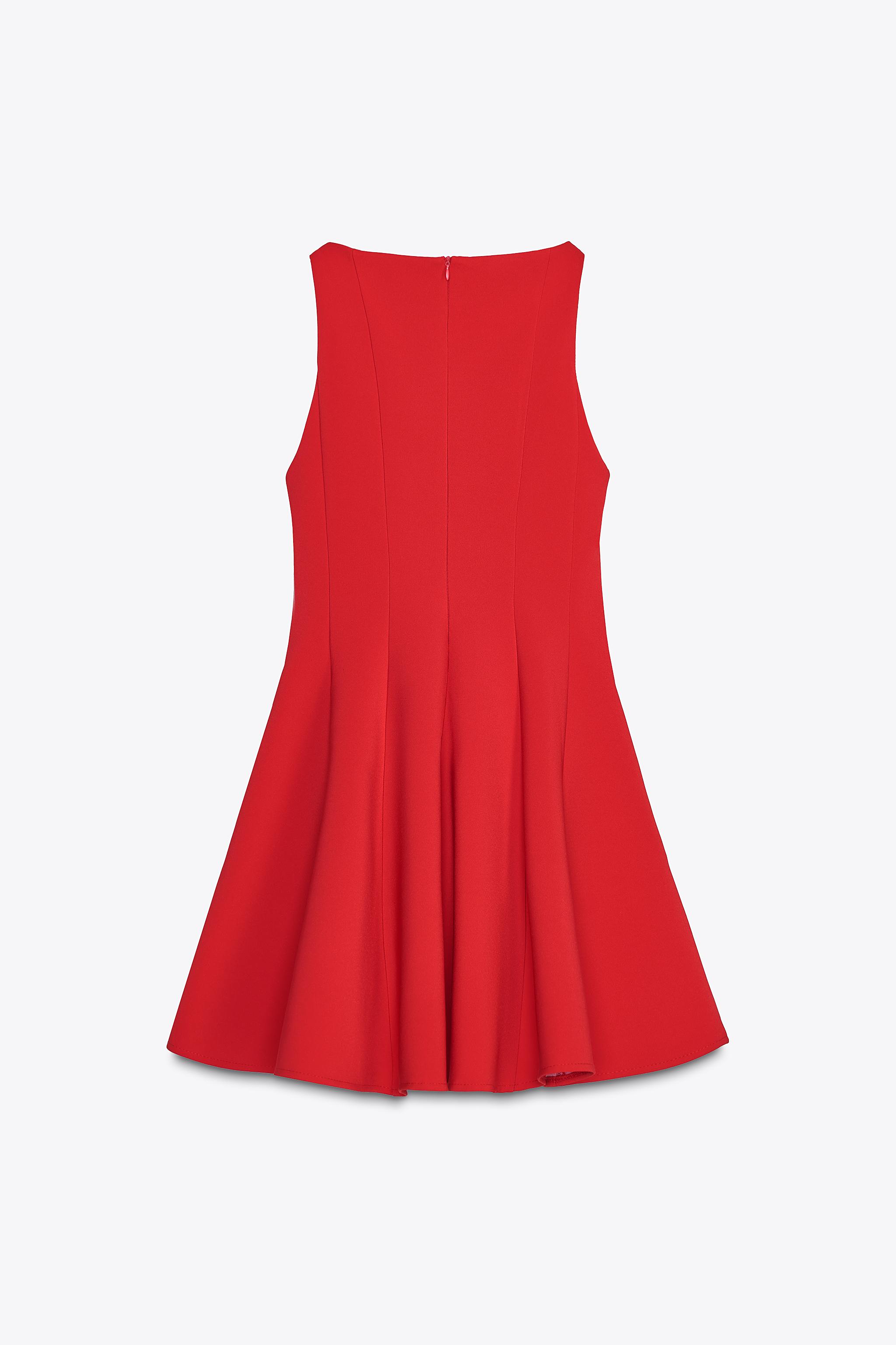 SHORT FLARED DRESS