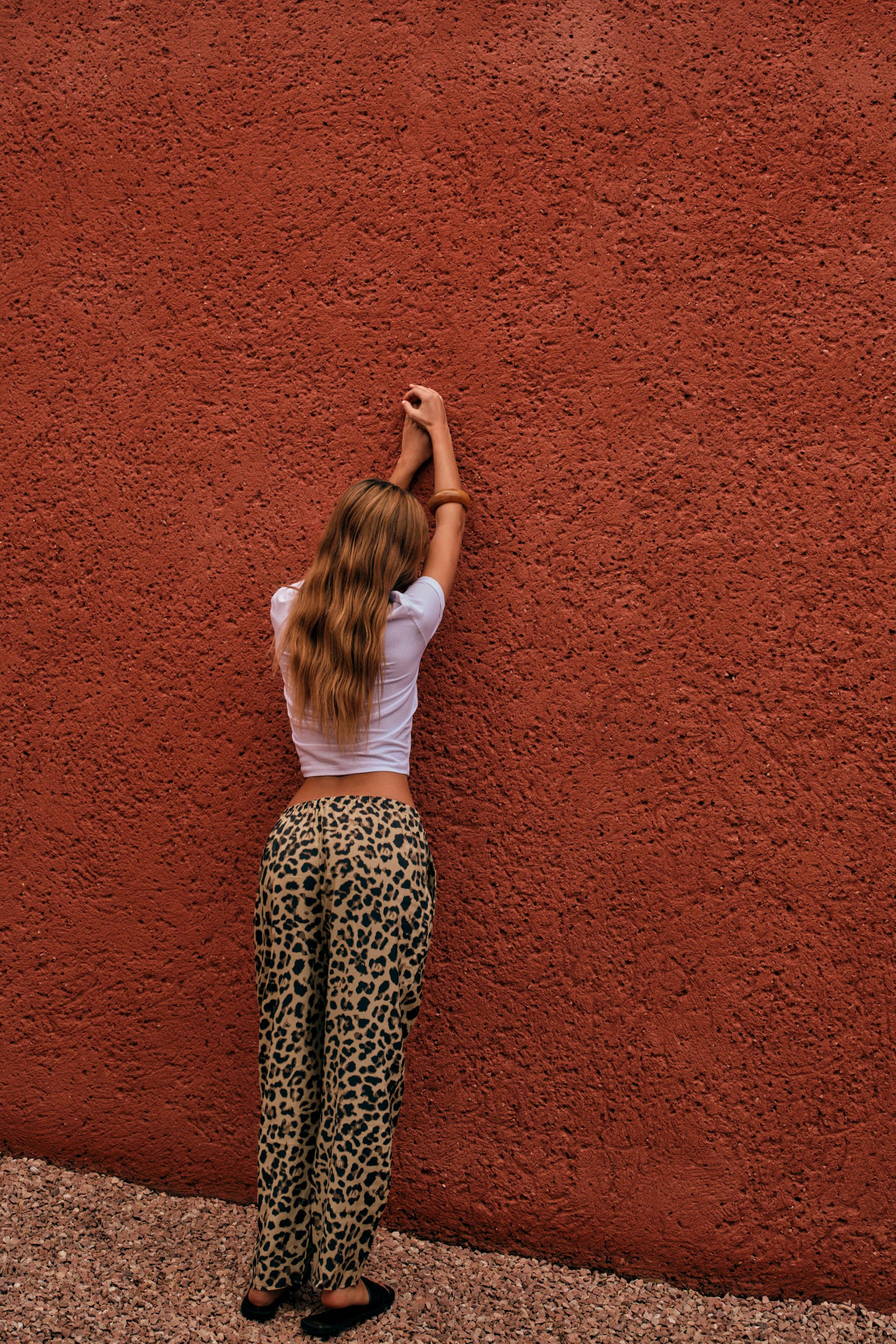 ANIMAL PRINT TROUSERS