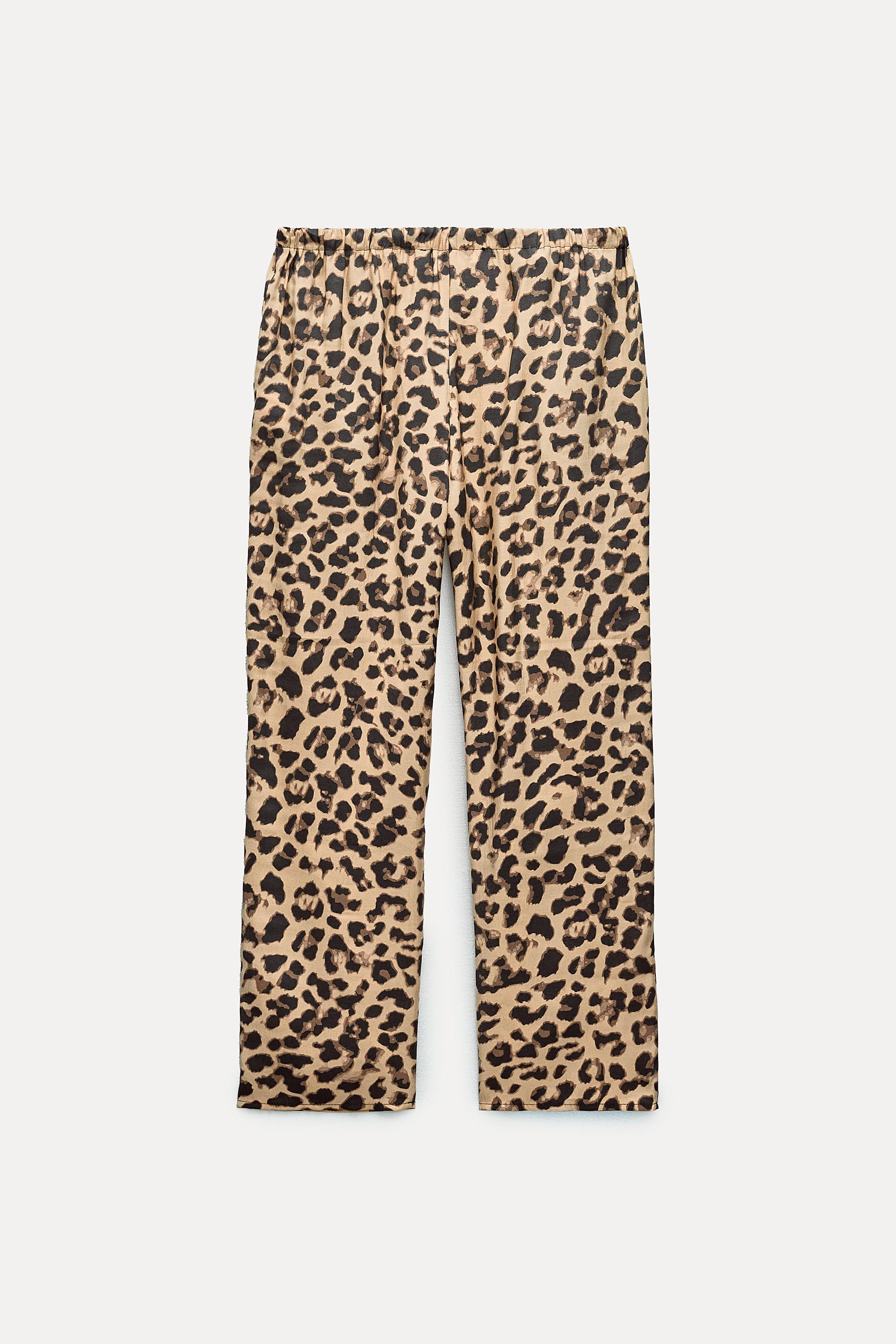 ANIMAL PRINT TROUSERS