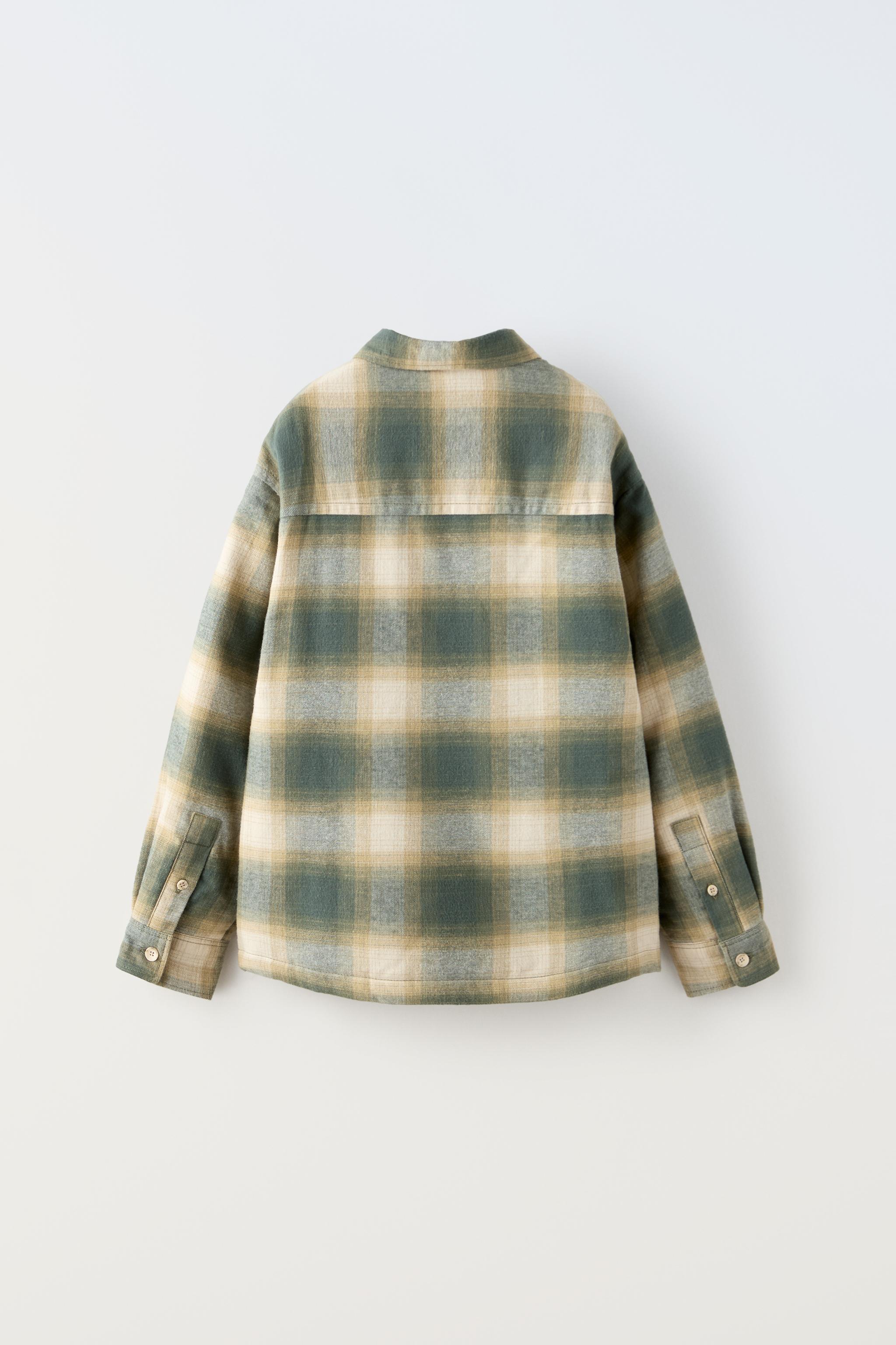 QUILTED CHECKED OVERSHIRT