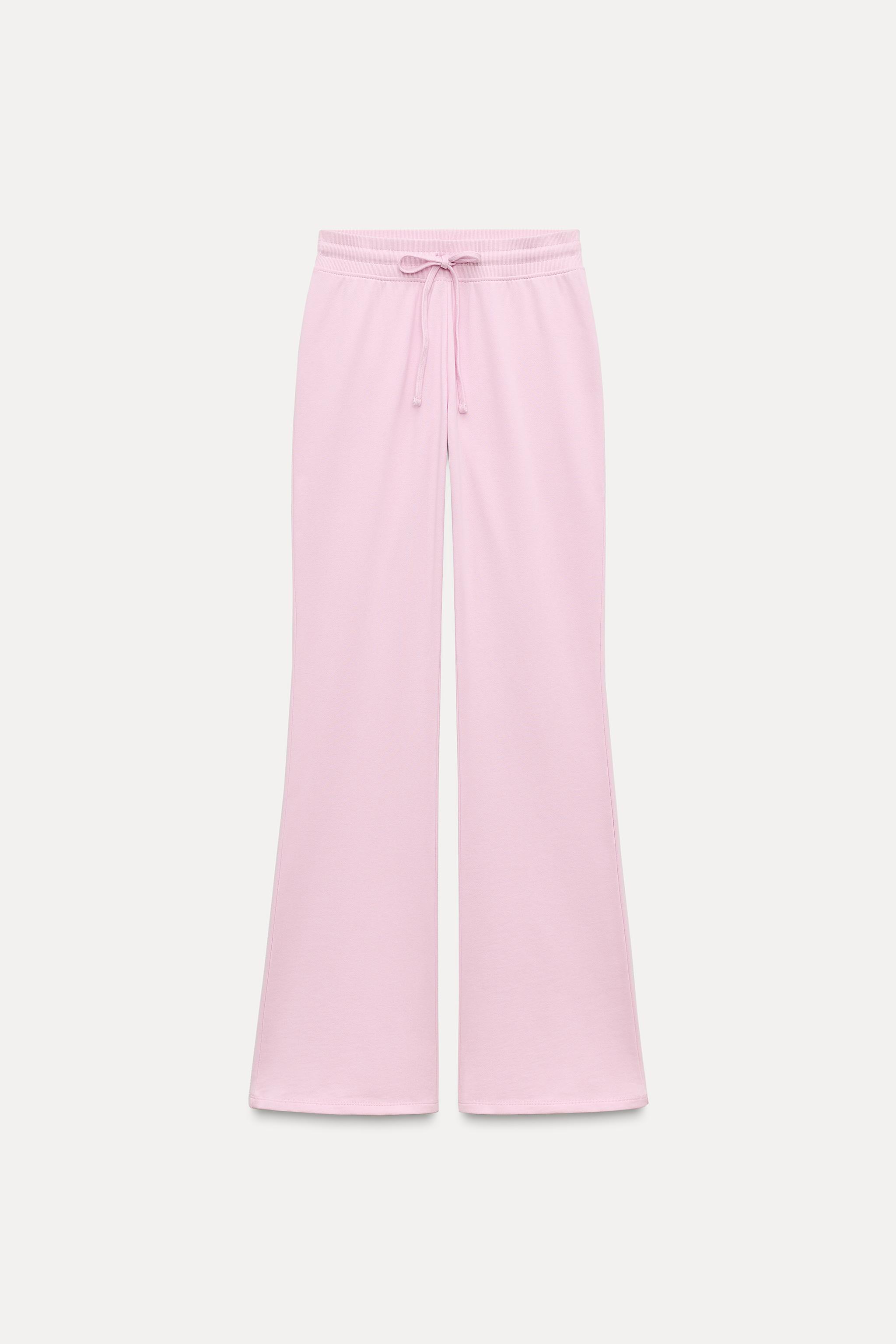 FLARE PLUSH TROUSERS