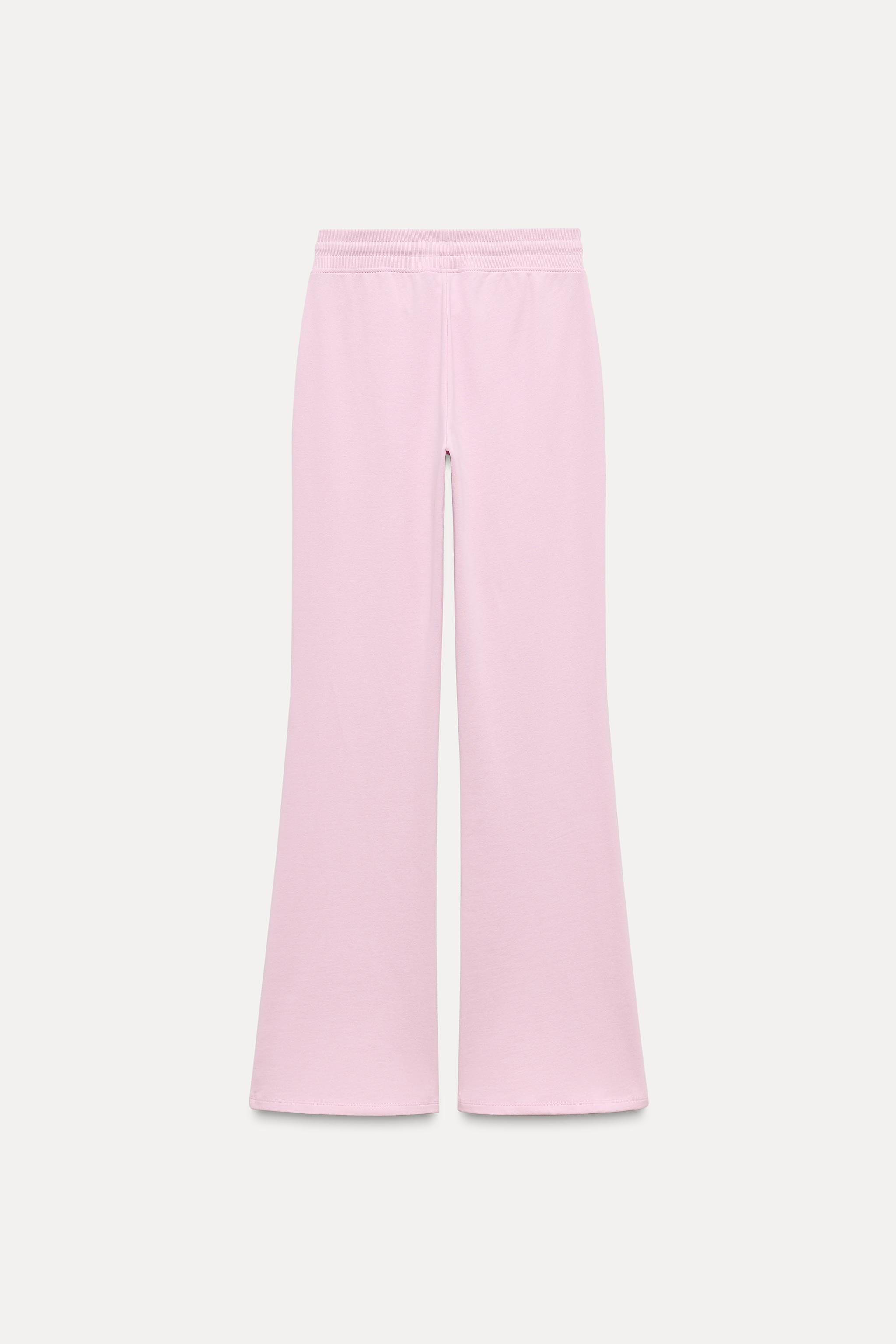 FLARE PLUSH TROUSERS