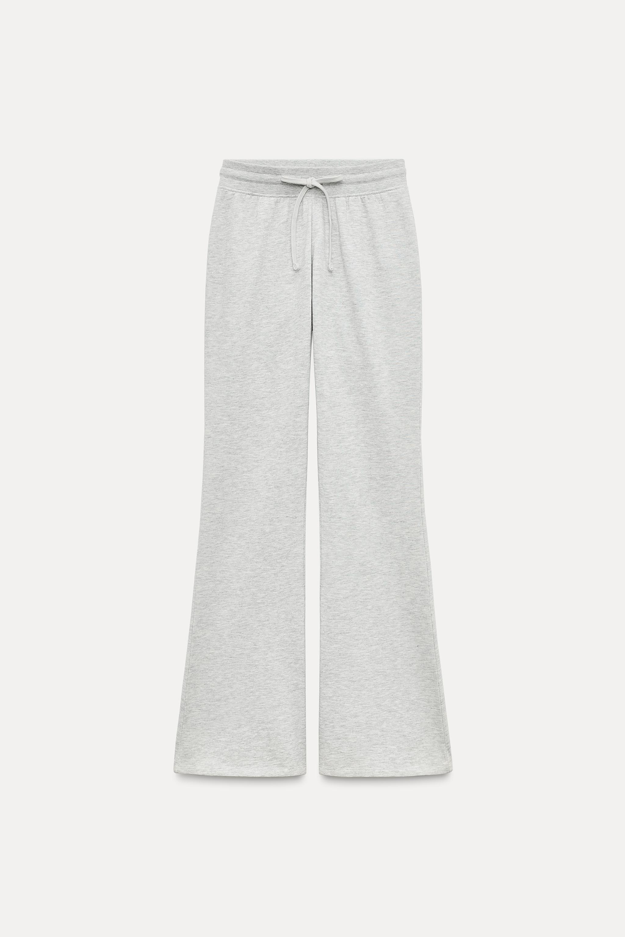 FLARE PLUSH TROUSERS