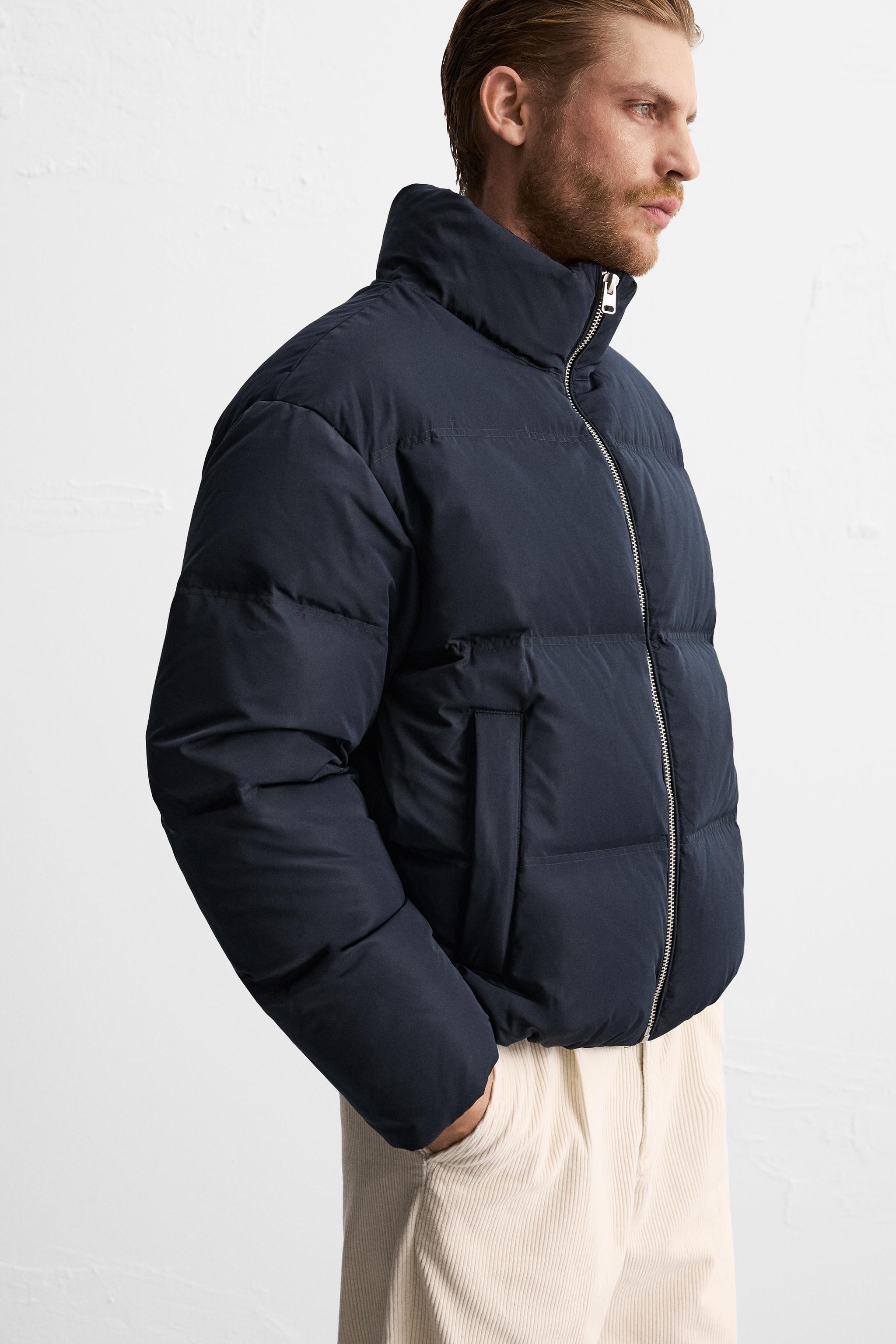 100% FEATHER DOWN PUFFER JACKET