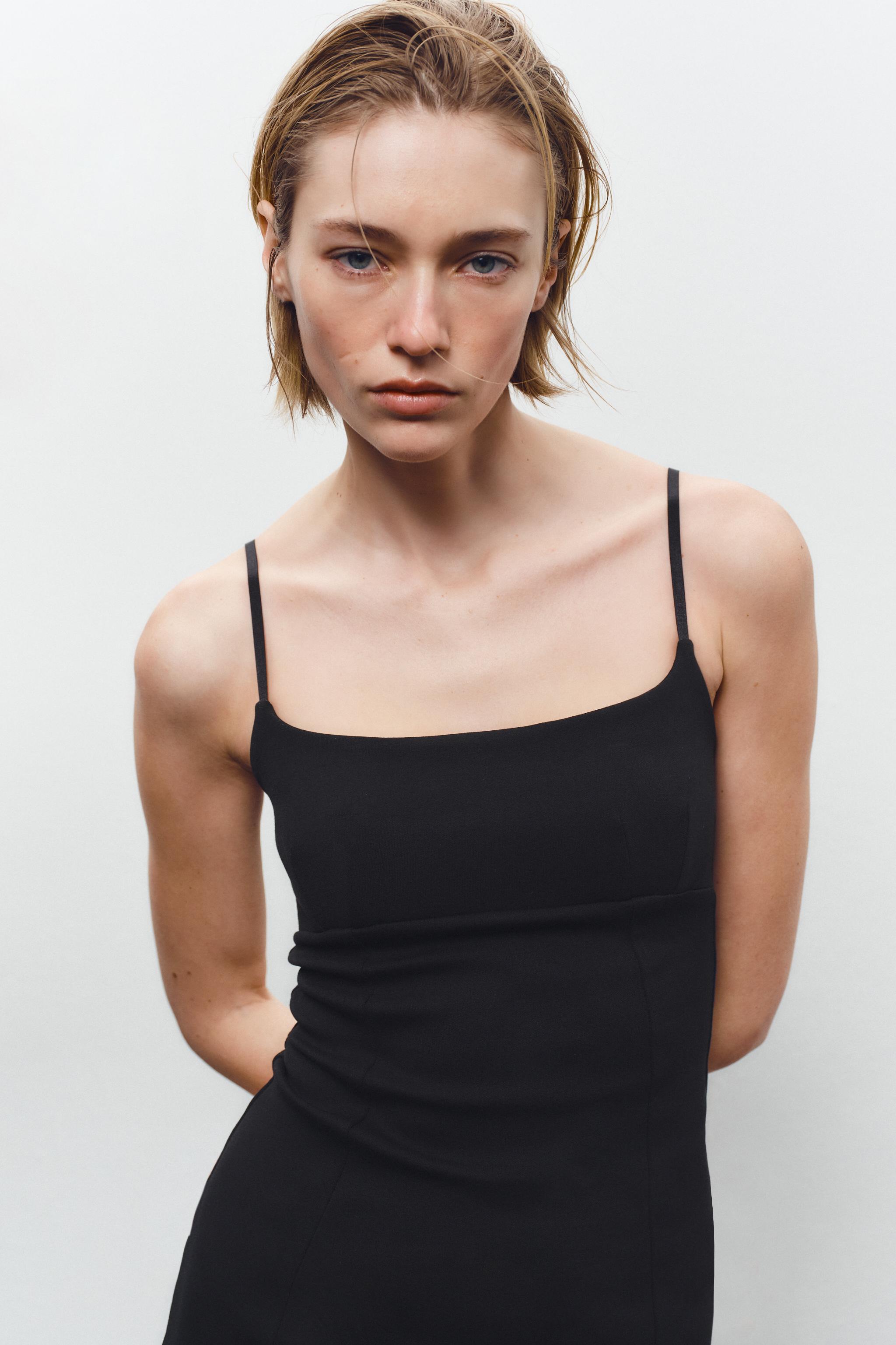INTERLOCK STRAPPY DRESS