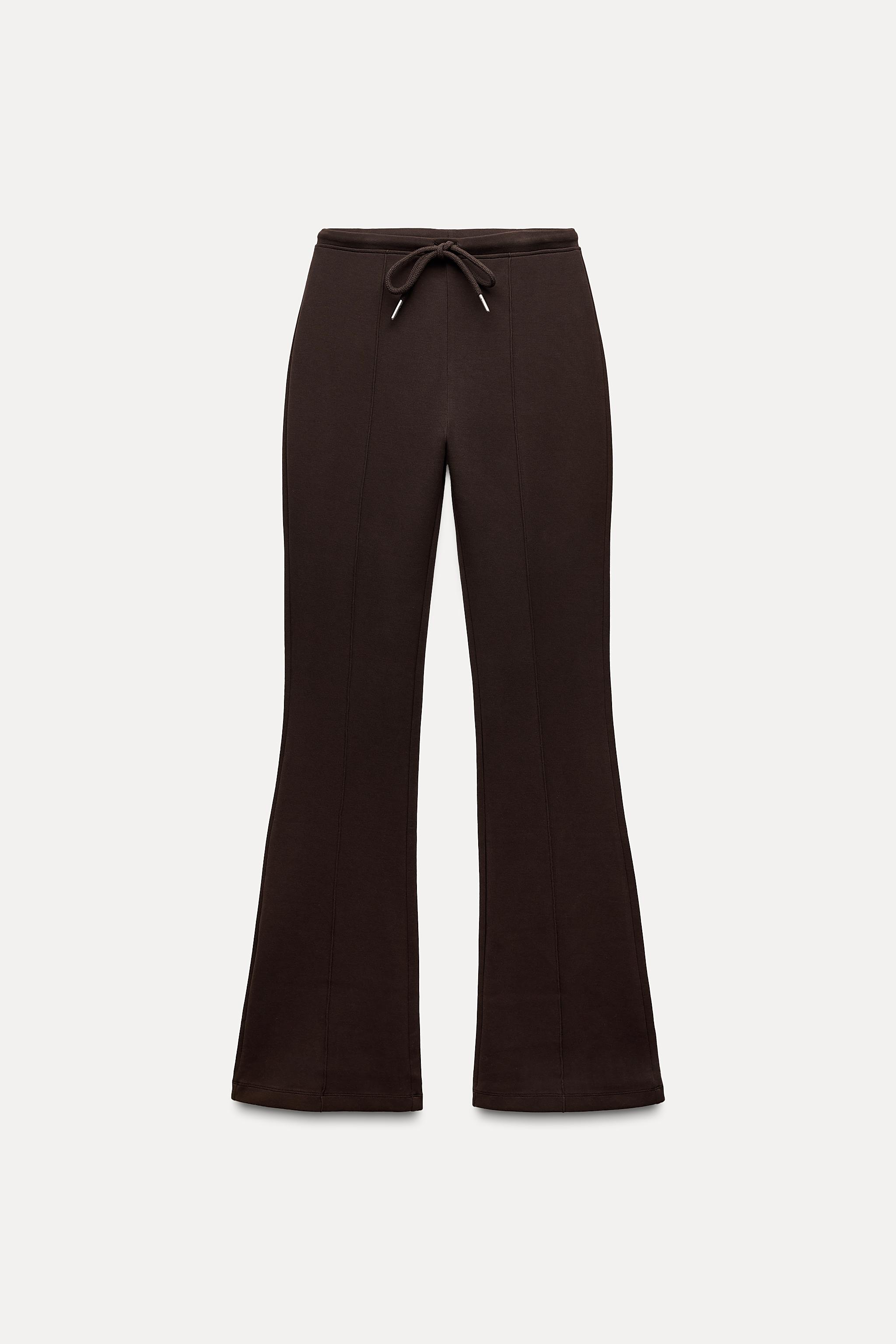 INTERLOCK STITCH BELL BOTTOM TROUSERS