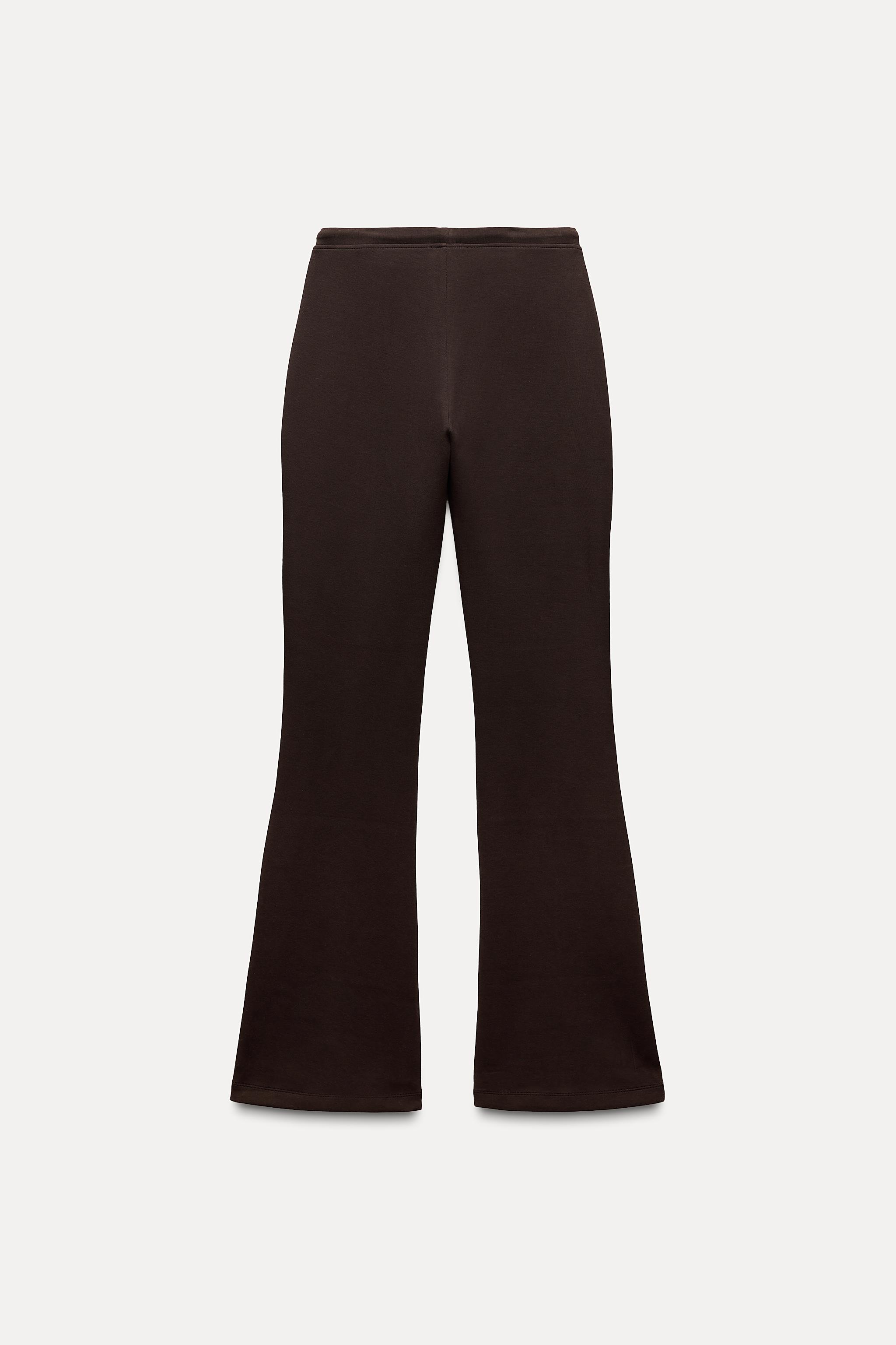 INTERLOCK STITCH BELL BOTTOM TROUSERS