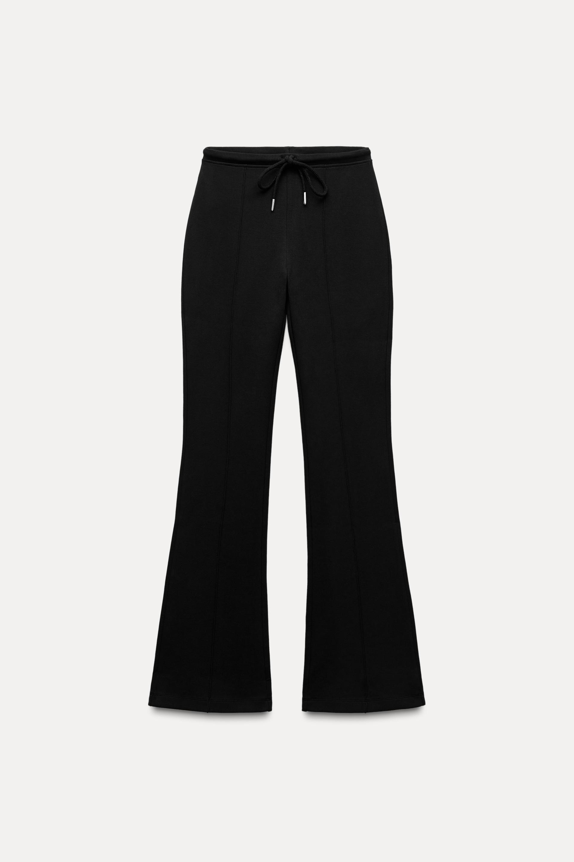 INTERLOCK STITCH BELL BOTTOM TROUSERS