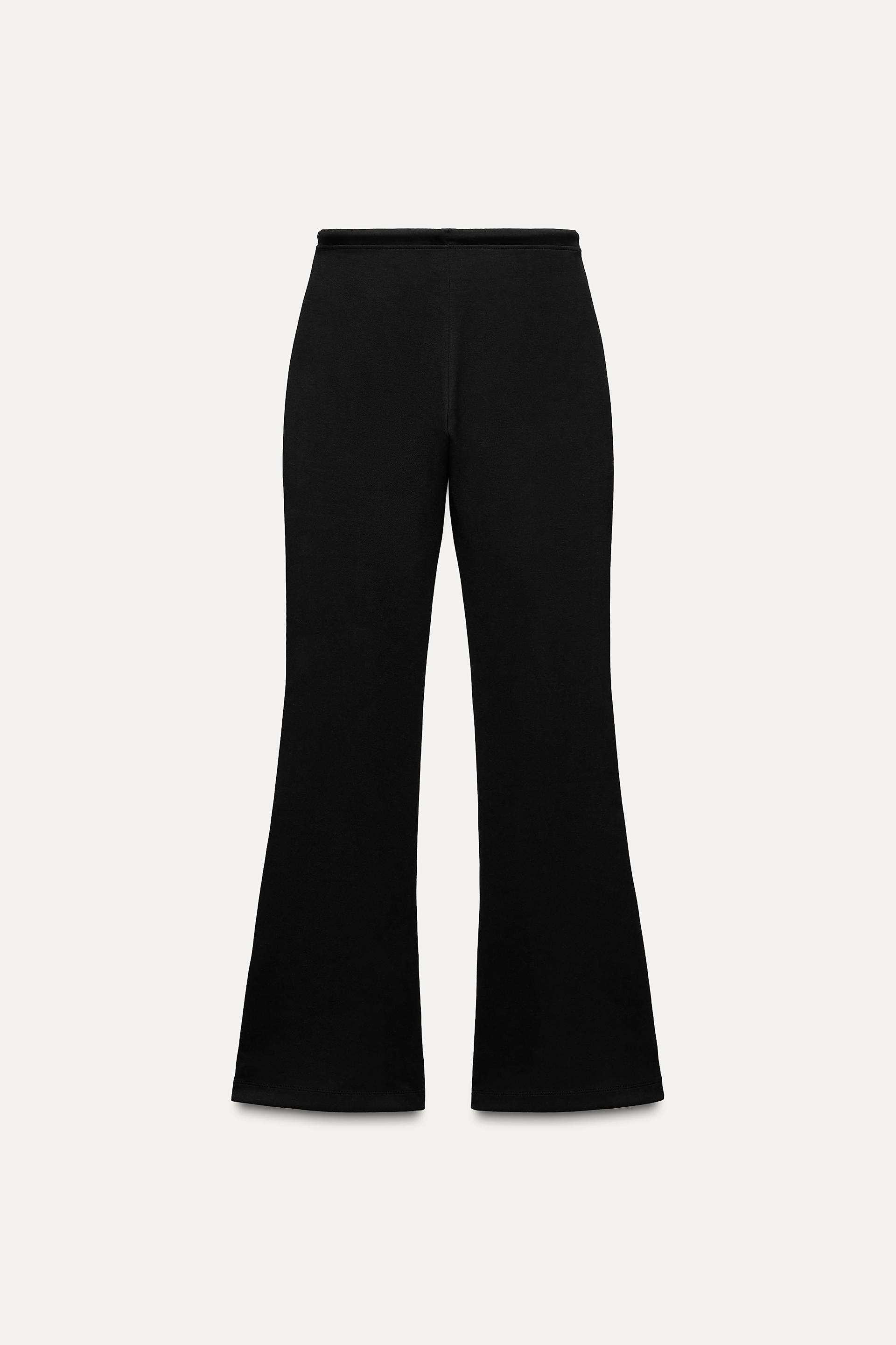 INTERLOCK STITCH BELL BOTTOM TROUSERS